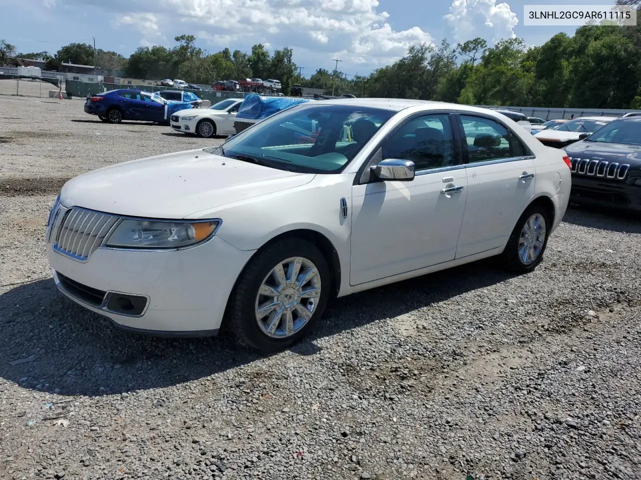 2010 Lincoln Mkz VIN: 3LNHL2GC9AR611115 Lot: 61533235