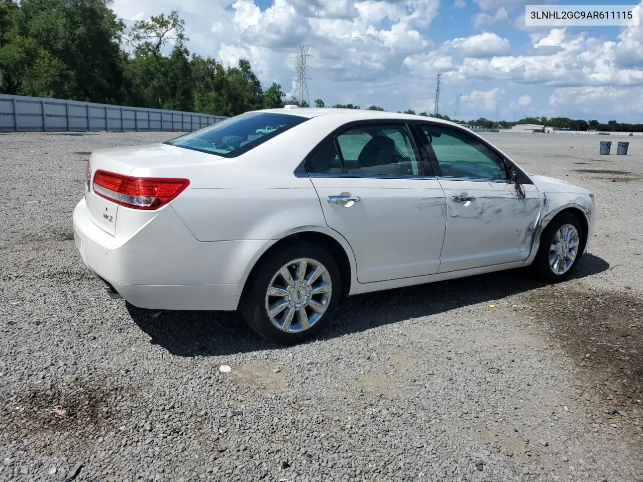 2010 Lincoln Mkz VIN: 3LNHL2GC9AR611115 Lot: 61533235