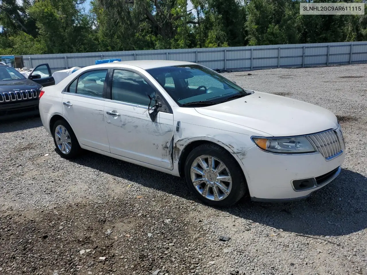 2010 Lincoln Mkz VIN: 3LNHL2GC9AR611115 Lot: 61533235