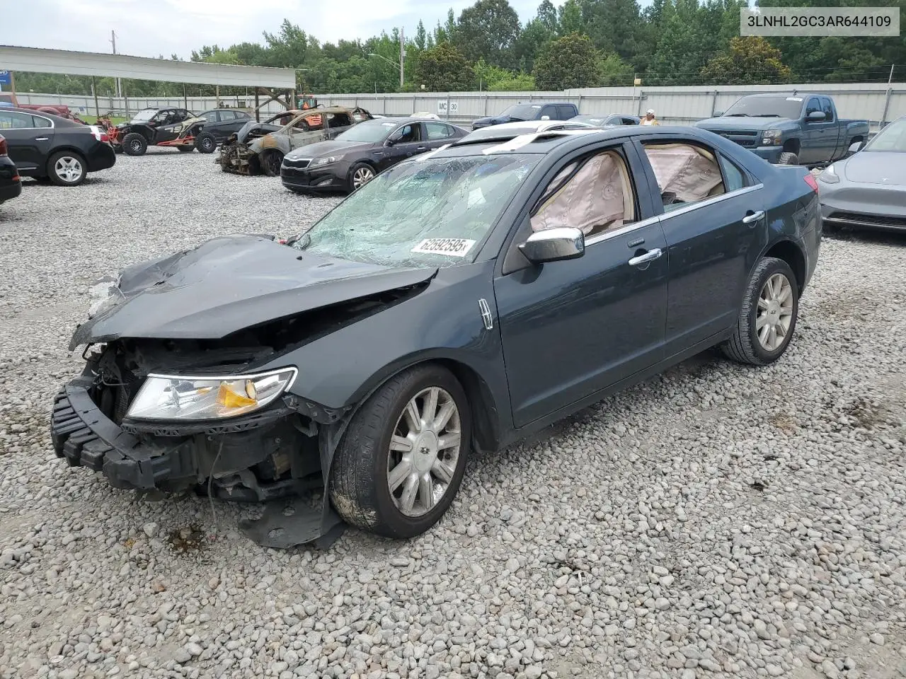 2010 Lincoln Mkz VIN: 3LNHL2GC3AR644109 Lot: 62592595