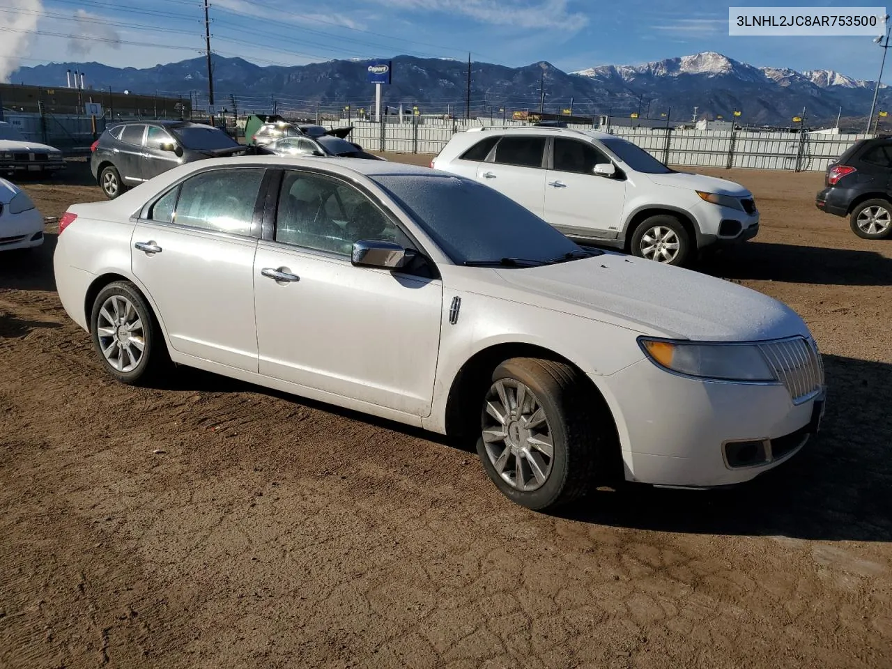 2010 Lincoln Mkz VIN: 3LNHL2JC8AR753500 Lot: 83207864