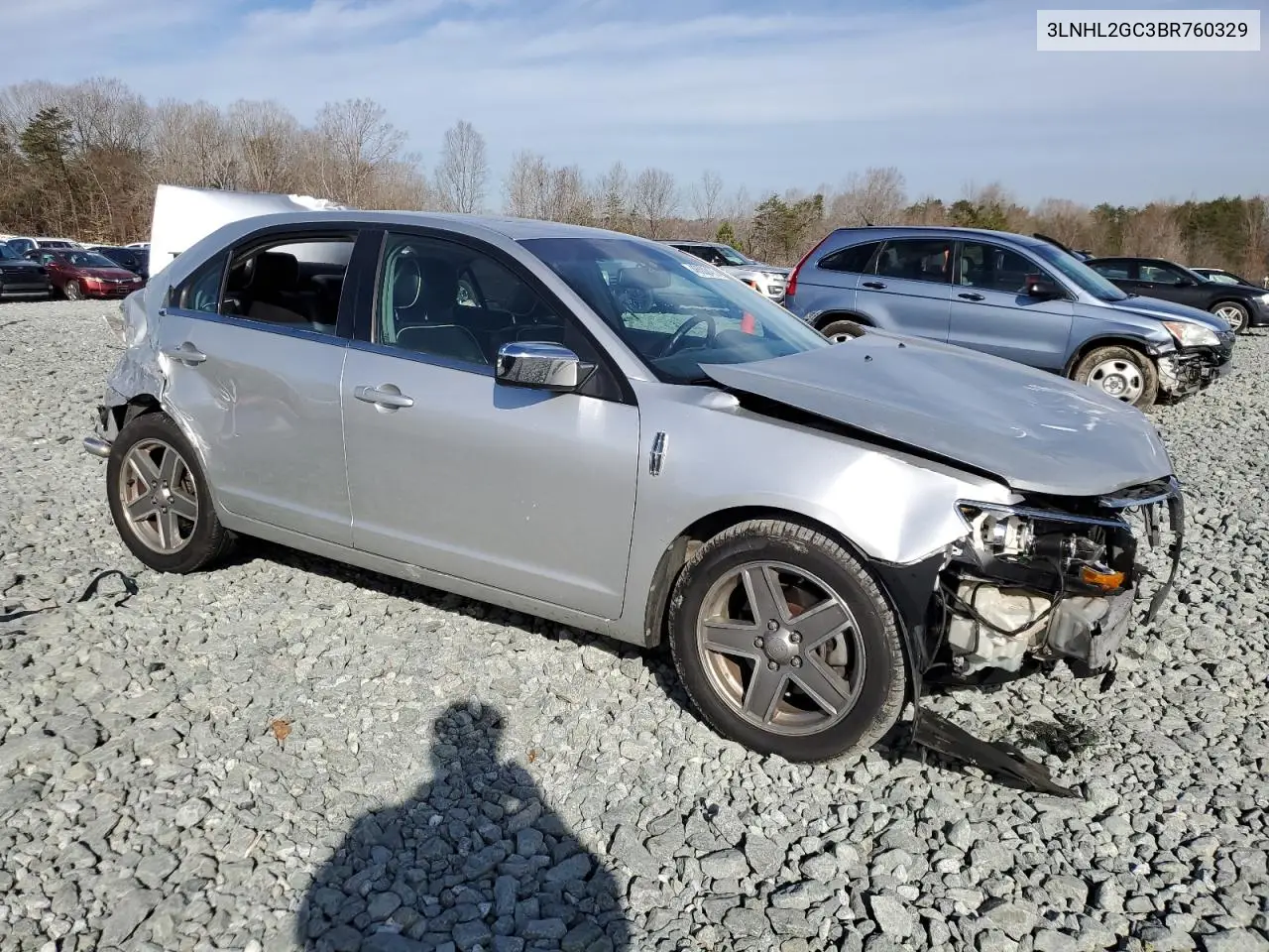 2011 Lincoln Mkz VIN: 3LNHL2GC3BR760329 Lot: 46532475