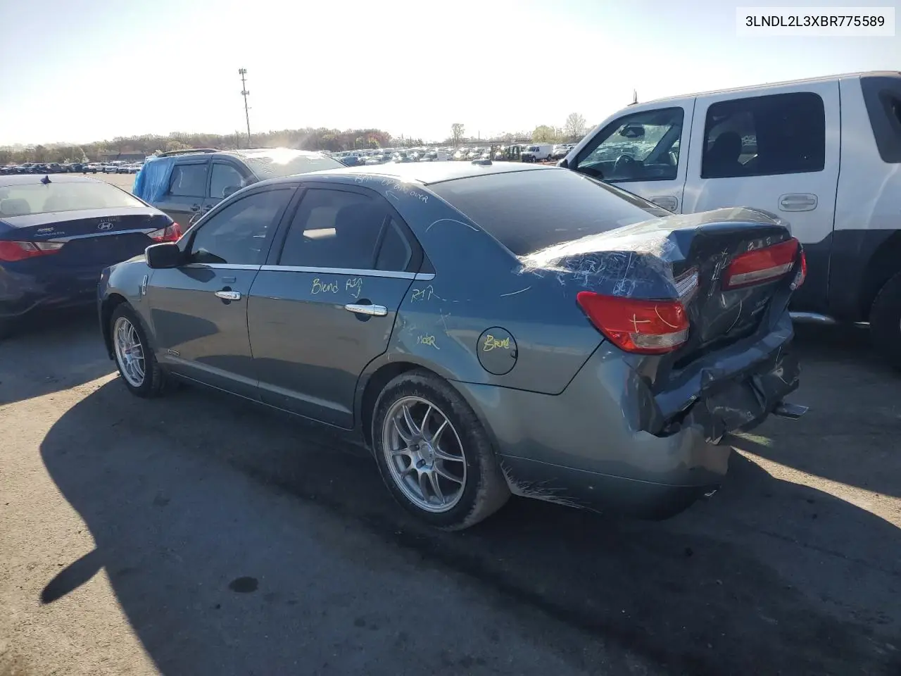 2011 Lincoln Mkz Hybrid VIN: 3LNDL2L3XBR775589 Lot: 50796705