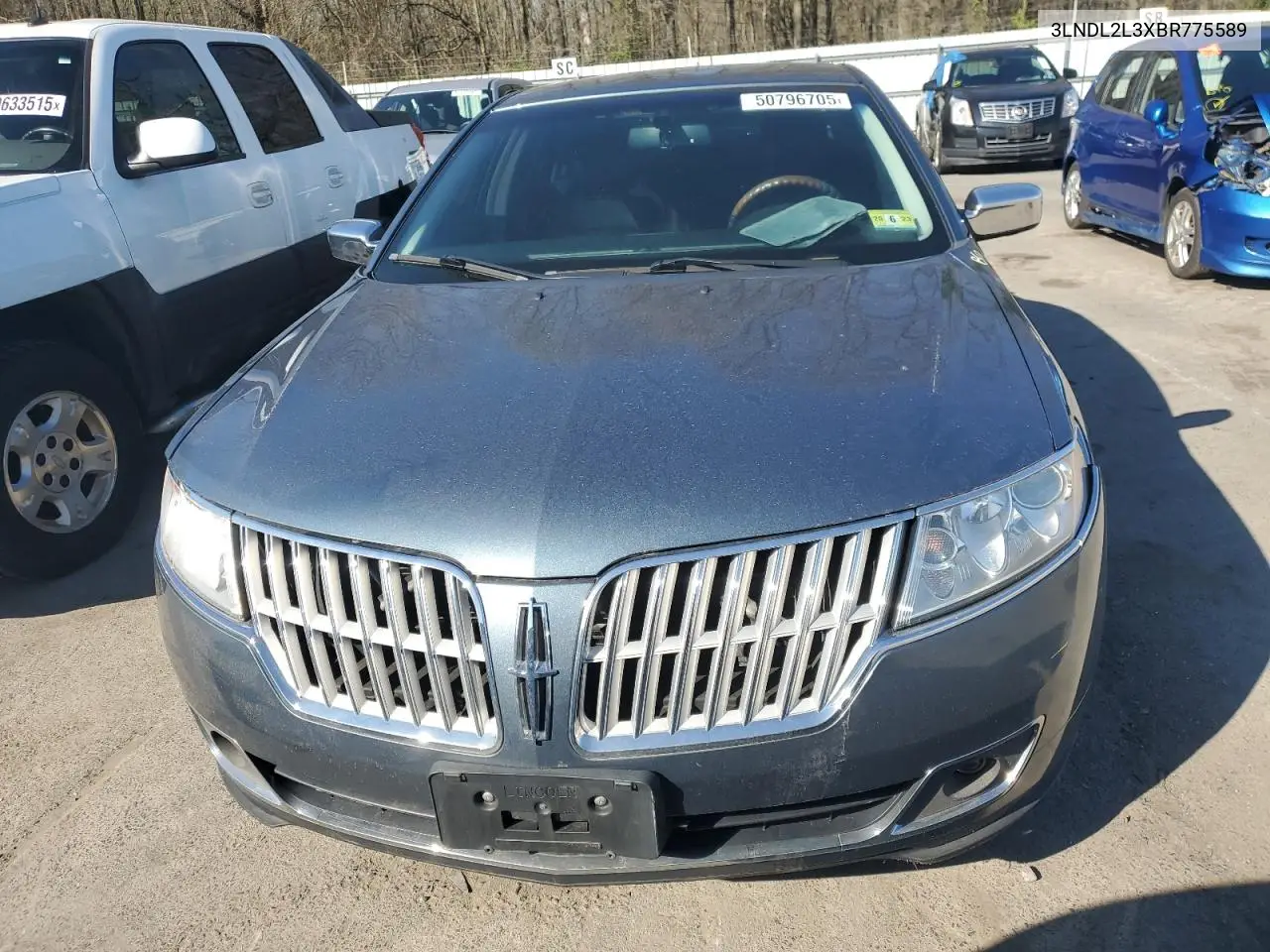 2011 Lincoln Mkz Hybrid VIN: 3LNDL2L3XBR775589 Lot: 50796705