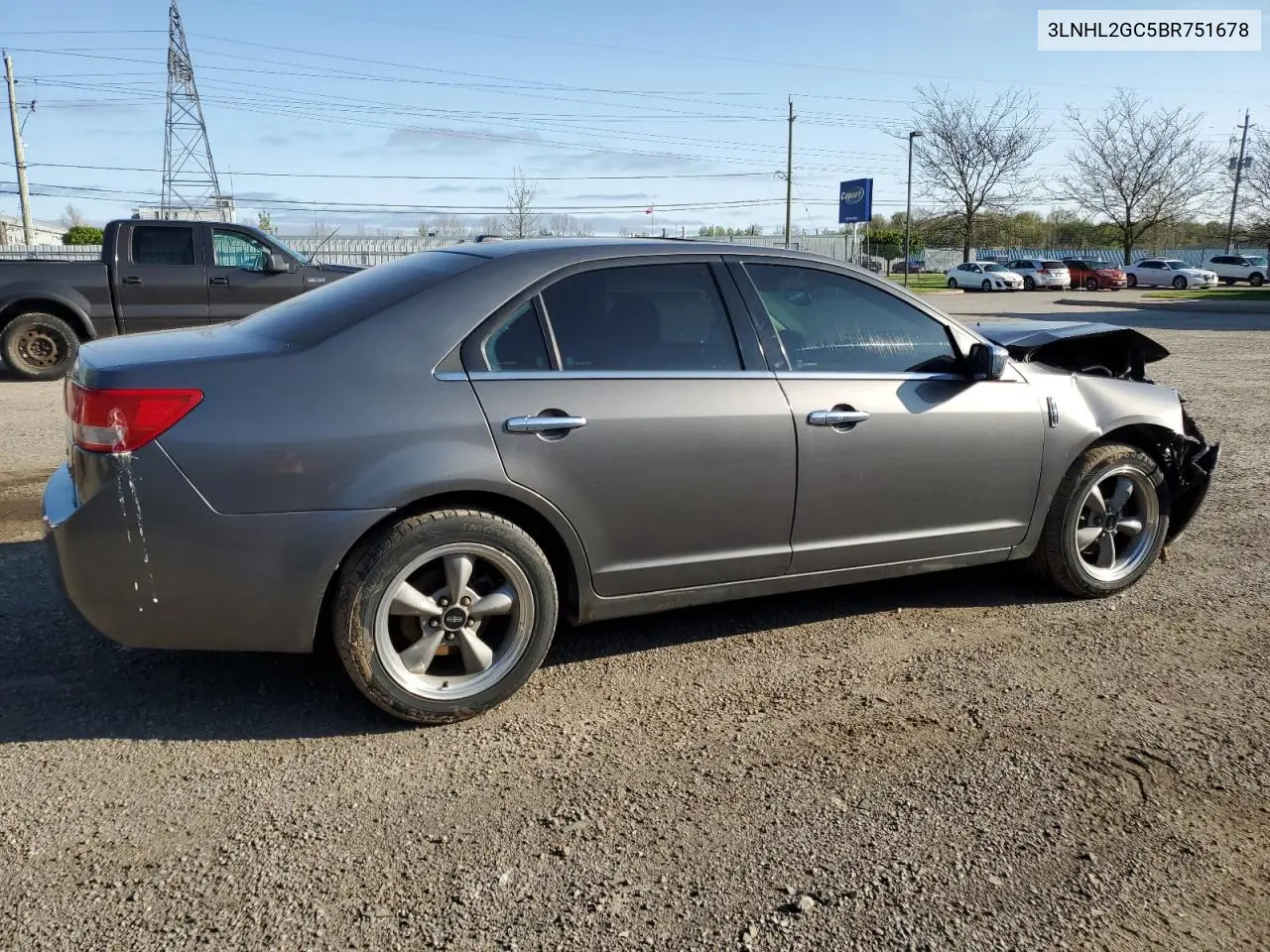 2011 Lincoln Mkz VIN: 3LNHL2GC5BR751678 Lot: 53336815