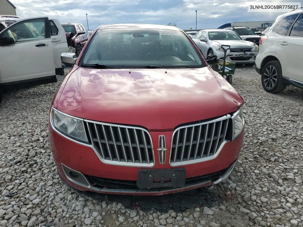 2011 Lincoln Mkz VIN: 3LNHL2GC6BR775827 Lot: 55346005