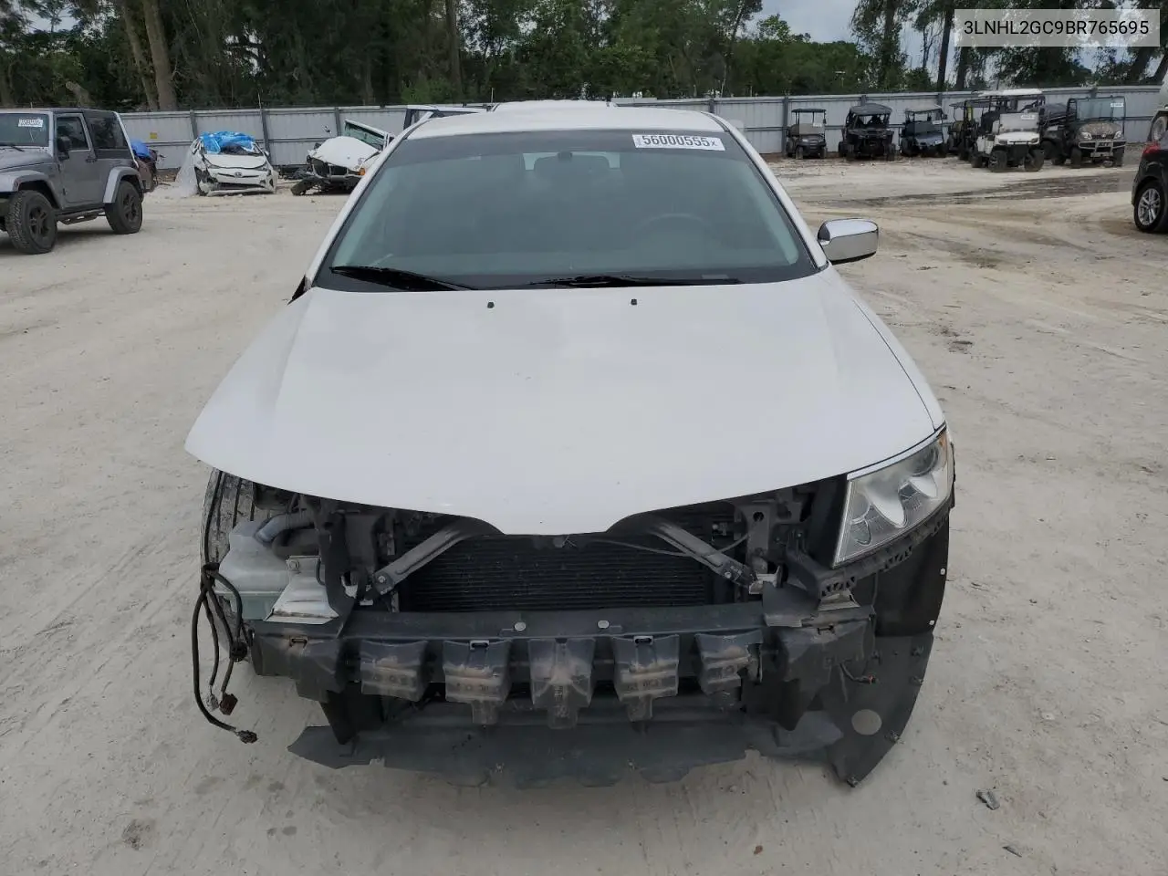 2011 Lincoln Mkz VIN: 3LNHL2GC9BR765695 Lot: 56000555