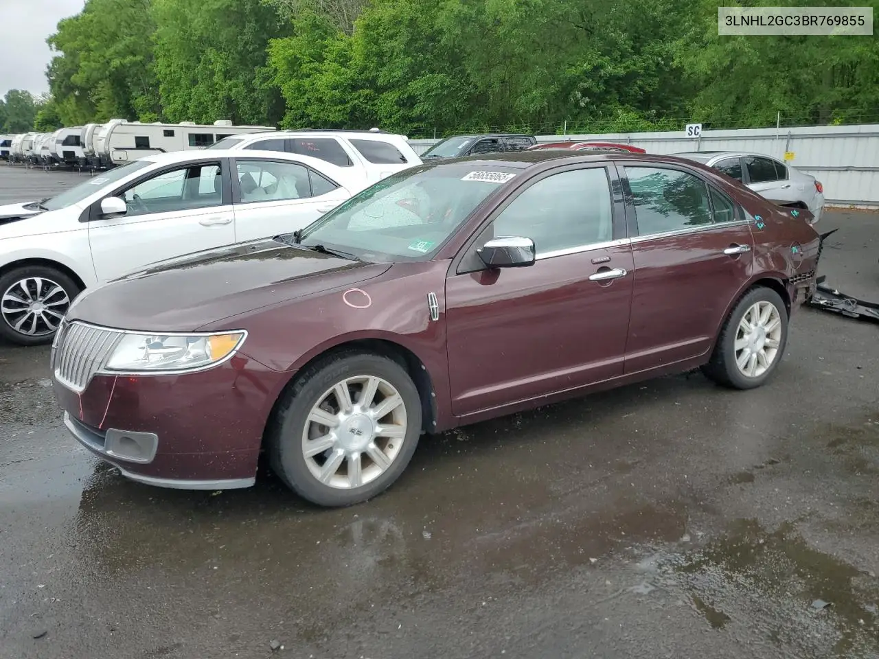2011 Lincoln Mkz VIN: 3LNHL2GC3BR769855 Lot: 56655065