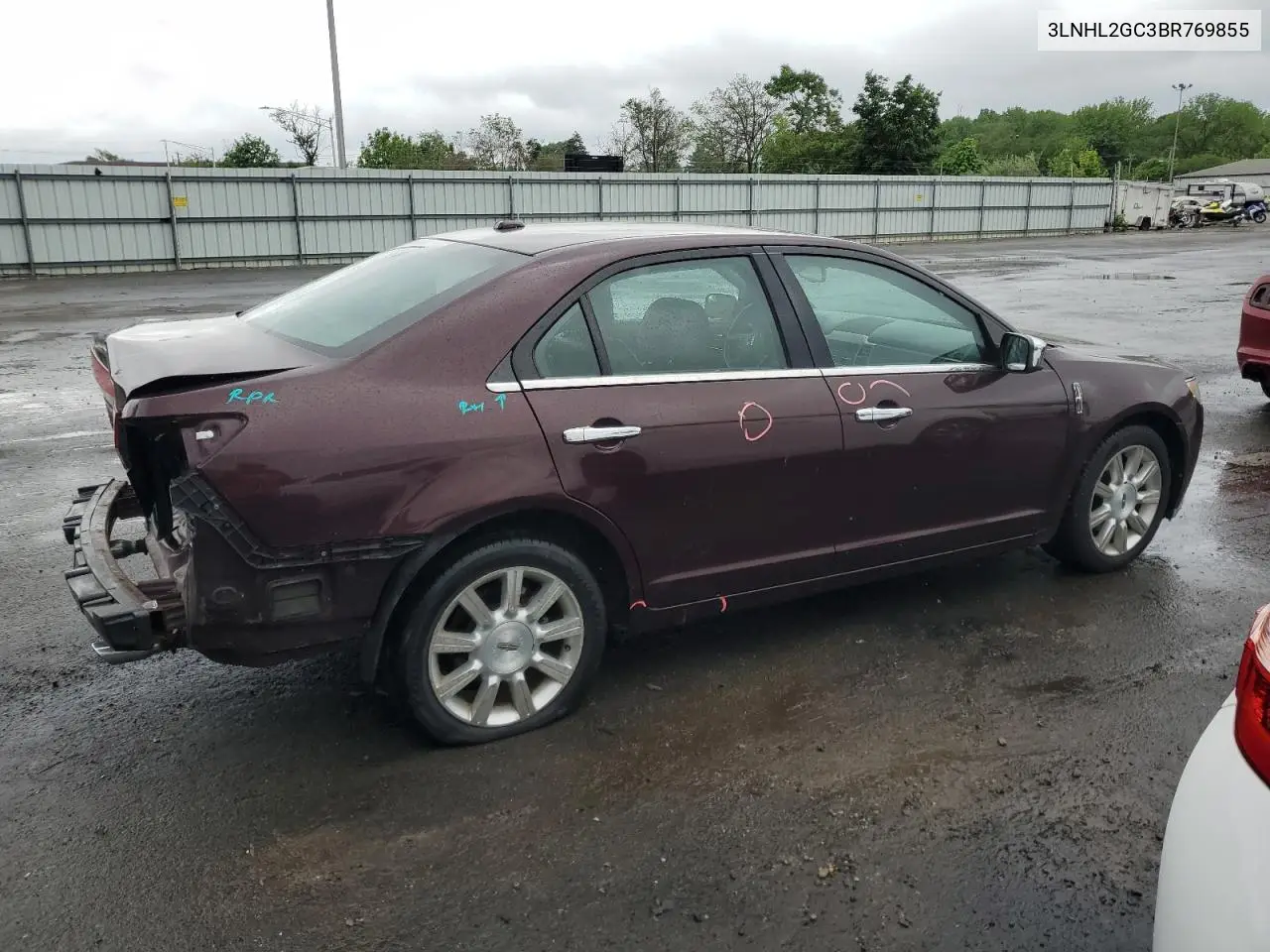 2011 Lincoln Mkz VIN: 3LNHL2GC3BR769855 Lot: 56655065