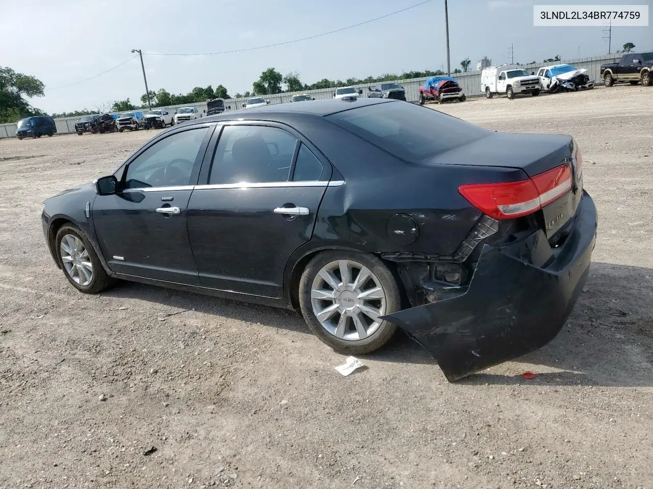 2011 Lincoln Mkz Hybrid VIN: 3LNDL2L34BR774759 Lot: 56934455