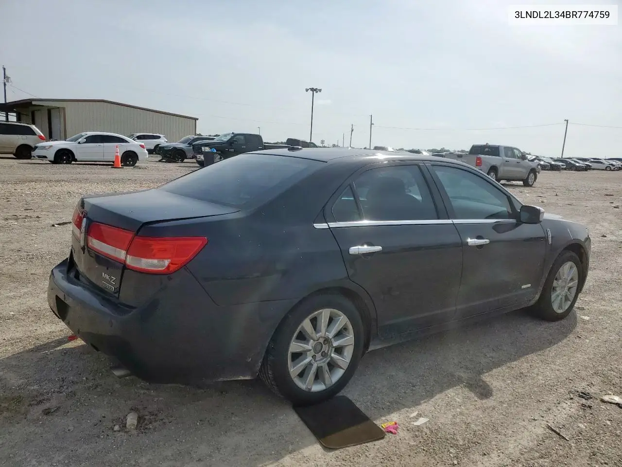 2011 Lincoln Mkz Hybrid VIN: 3LNDL2L34BR774759 Lot: 56934455