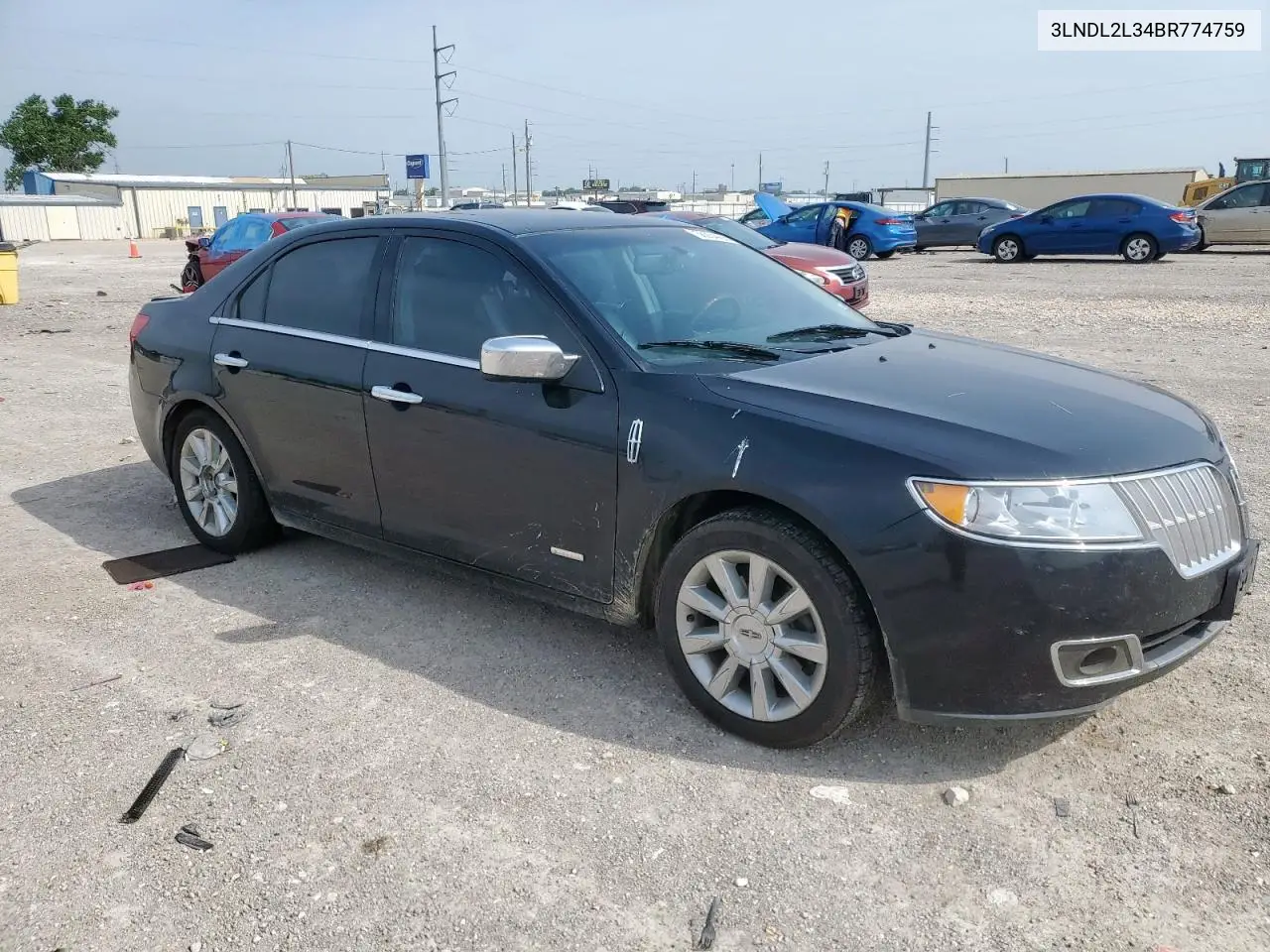 2011 Lincoln Mkz Hybrid VIN: 3LNDL2L34BR774759 Lot: 56934455