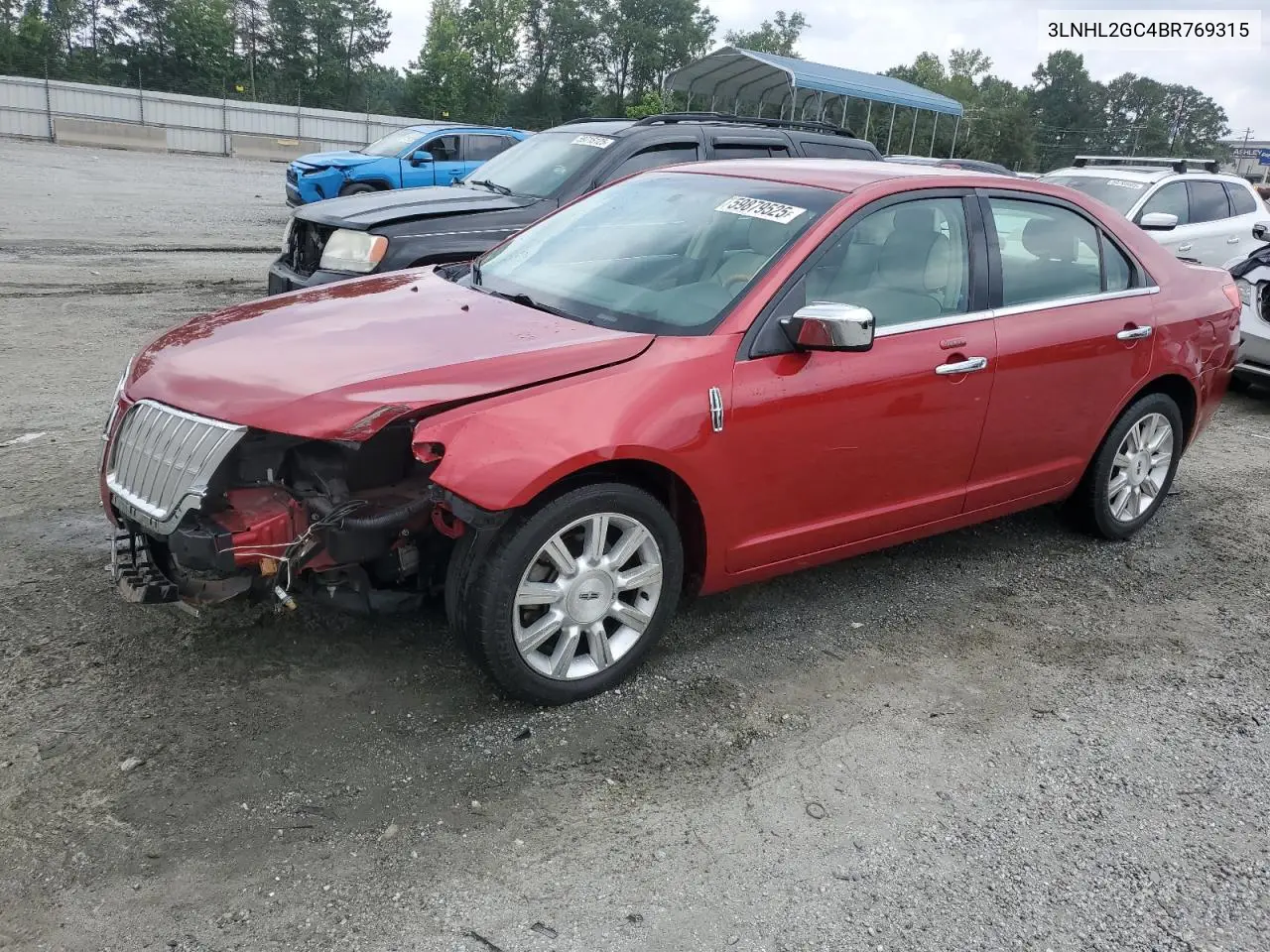 2011 Lincoln Mkz VIN: 3LNHL2GC4BR769315 Lot: 59879525