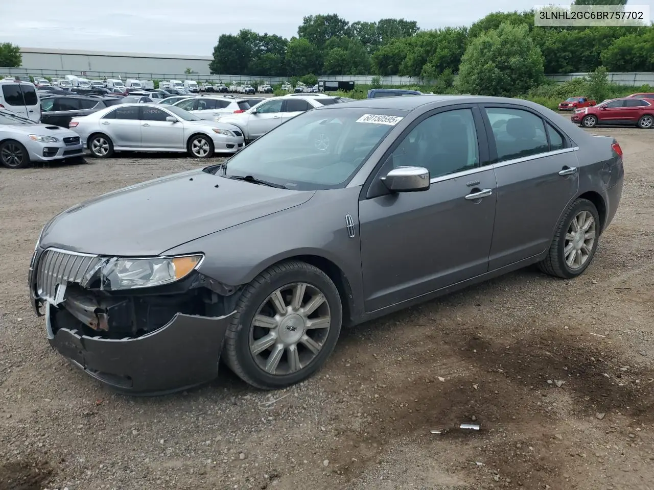 2011 Lincoln Mkz VIN: 3LNHL2GC6BR757702 Lot: 60150595