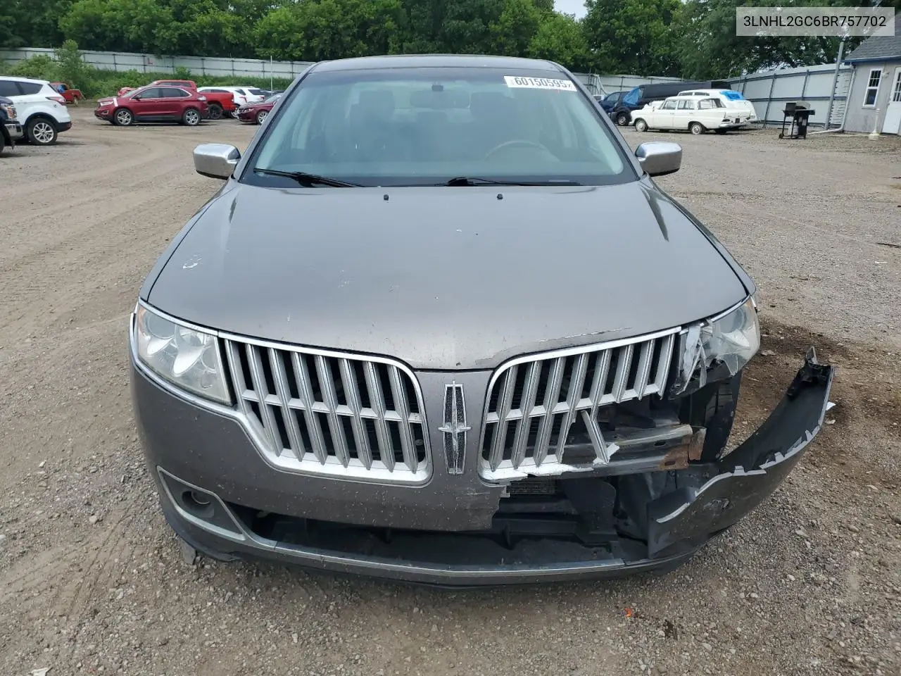 2011 Lincoln Mkz VIN: 3LNHL2GC6BR757702 Lot: 60150595