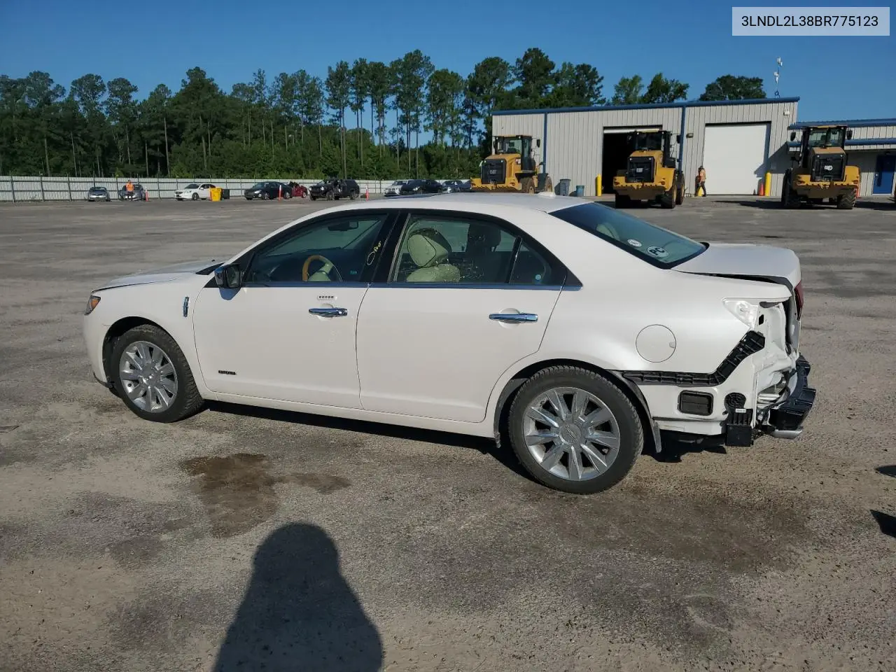 2011 Lincoln Mkz Hybrid VIN: 3LNDL2L38BR775123 Lot: 61995055