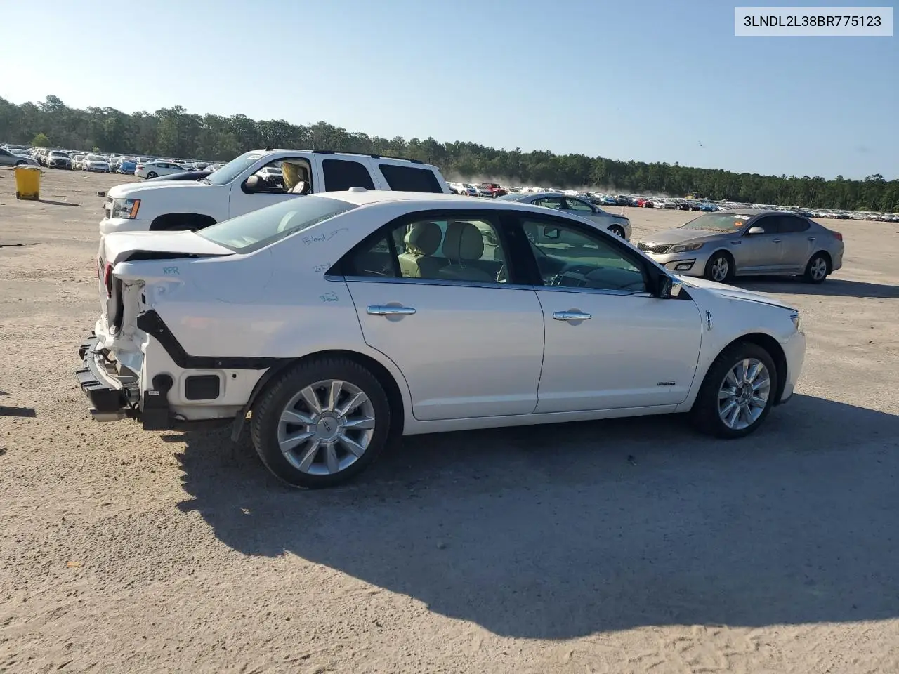 2011 Lincoln Mkz Hybrid VIN: 3LNDL2L38BR775123 Lot: 61995055