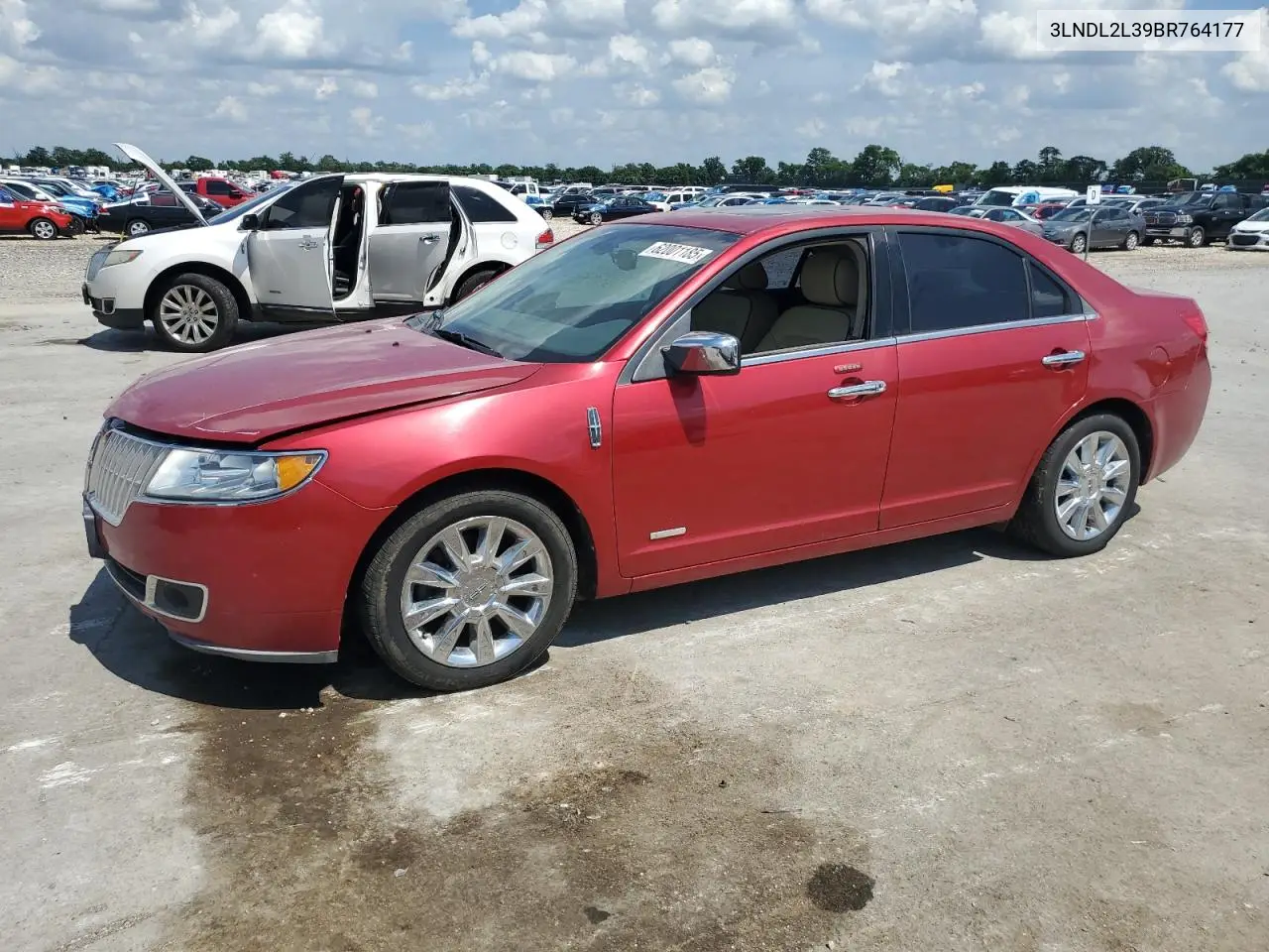 2011 Lincoln Mkz Hybrid VIN: 3LNDL2L39BR764177 Lot: 62001185