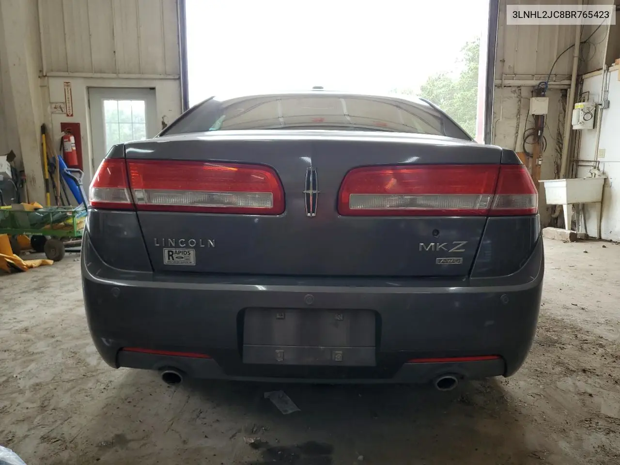 2011 Lincoln Mkz VIN: 3LNHL2JC8BR765423 Lot: 62016595