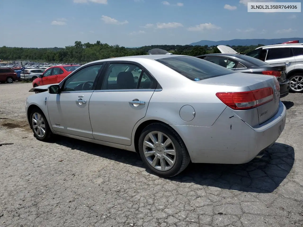 2011 Lincoln Mkz Hybrid VIN: 3LNDL2L35BR764936 Lot: 62124175