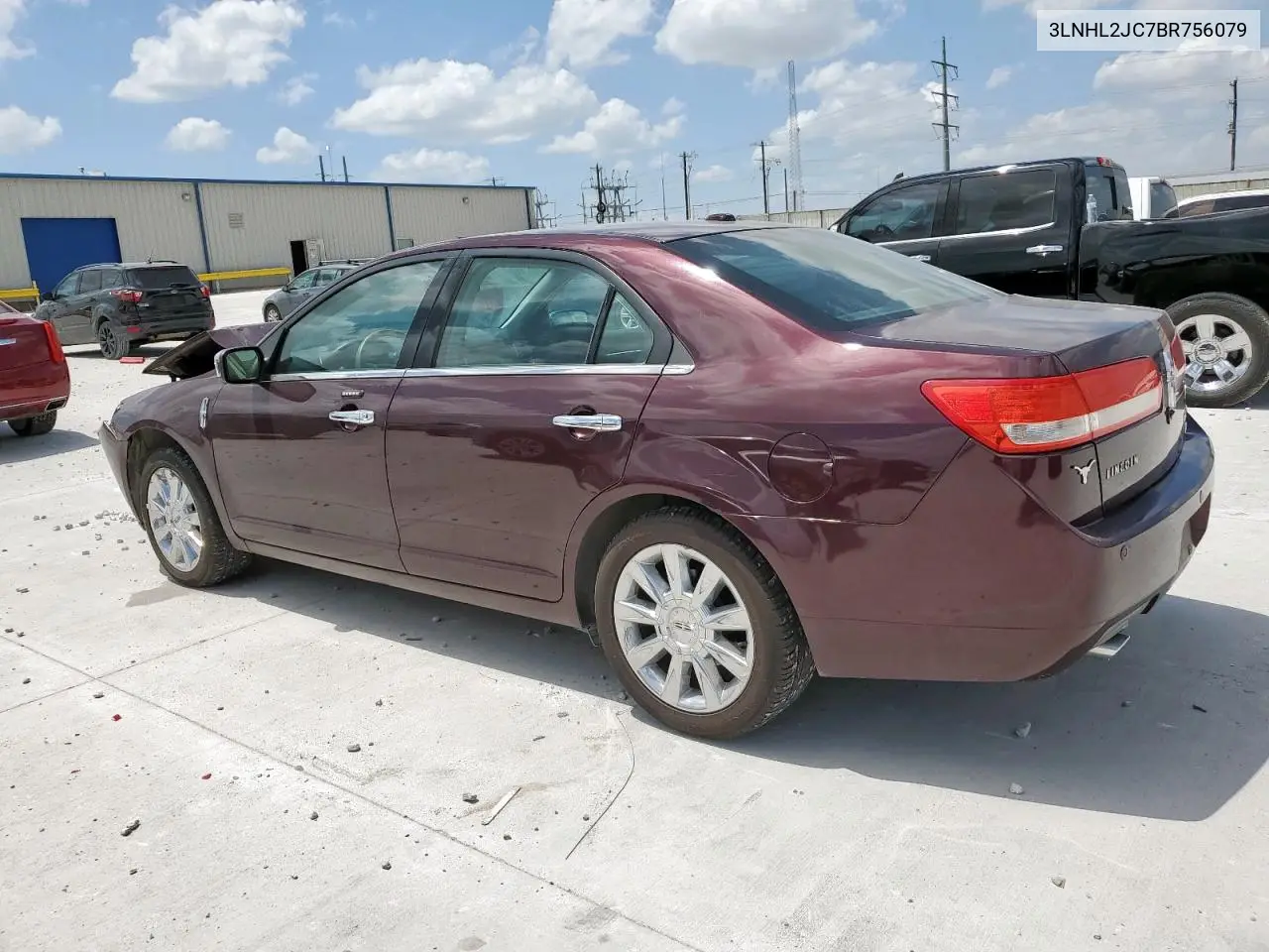 2011 Lincoln Mkz VIN: 3LNHL2JC7BR756079 Lot: 62223295