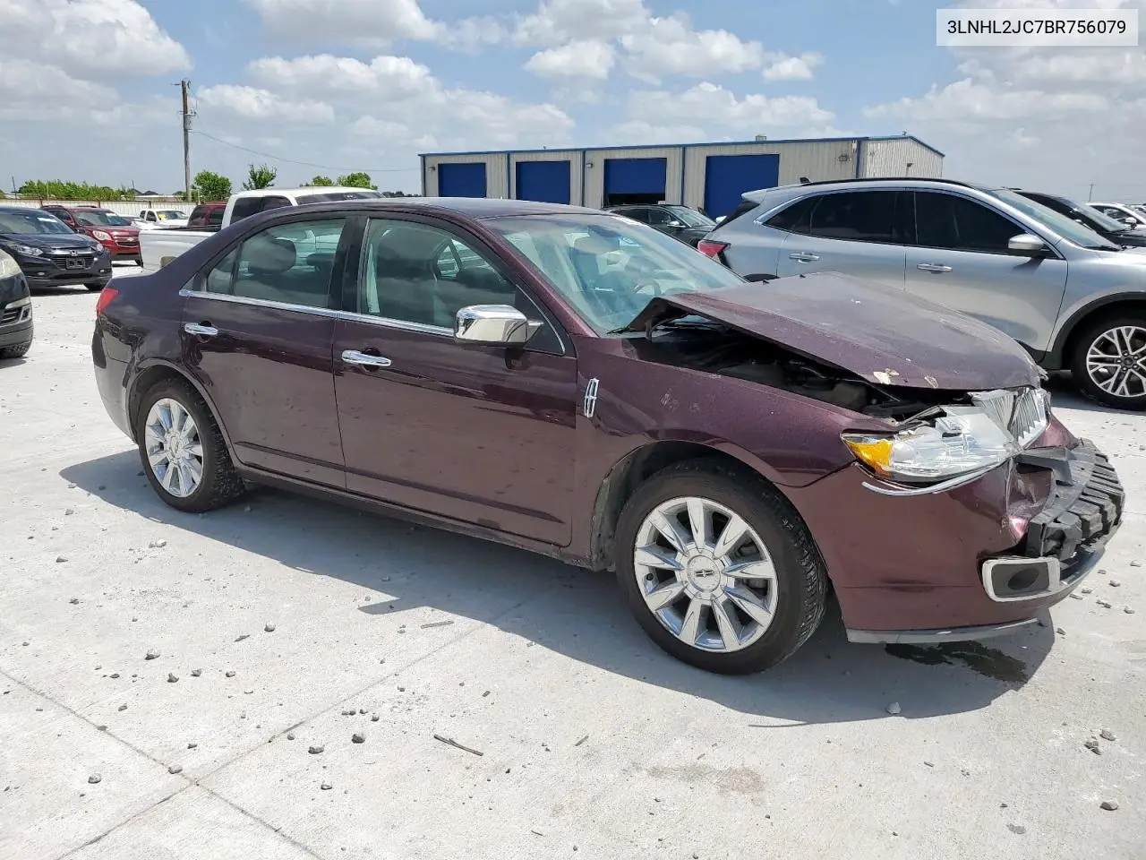 2011 Lincoln Mkz VIN: 3LNHL2JC7BR756079 Lot: 62223295