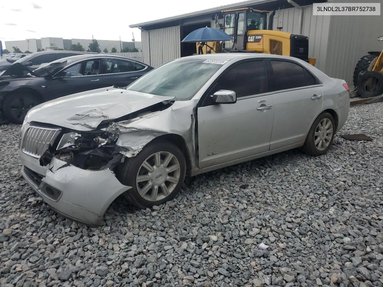 2011 Lincoln Mkz Hybrid VIN: 3LNDL2L37BR752738 Lot: 62553315