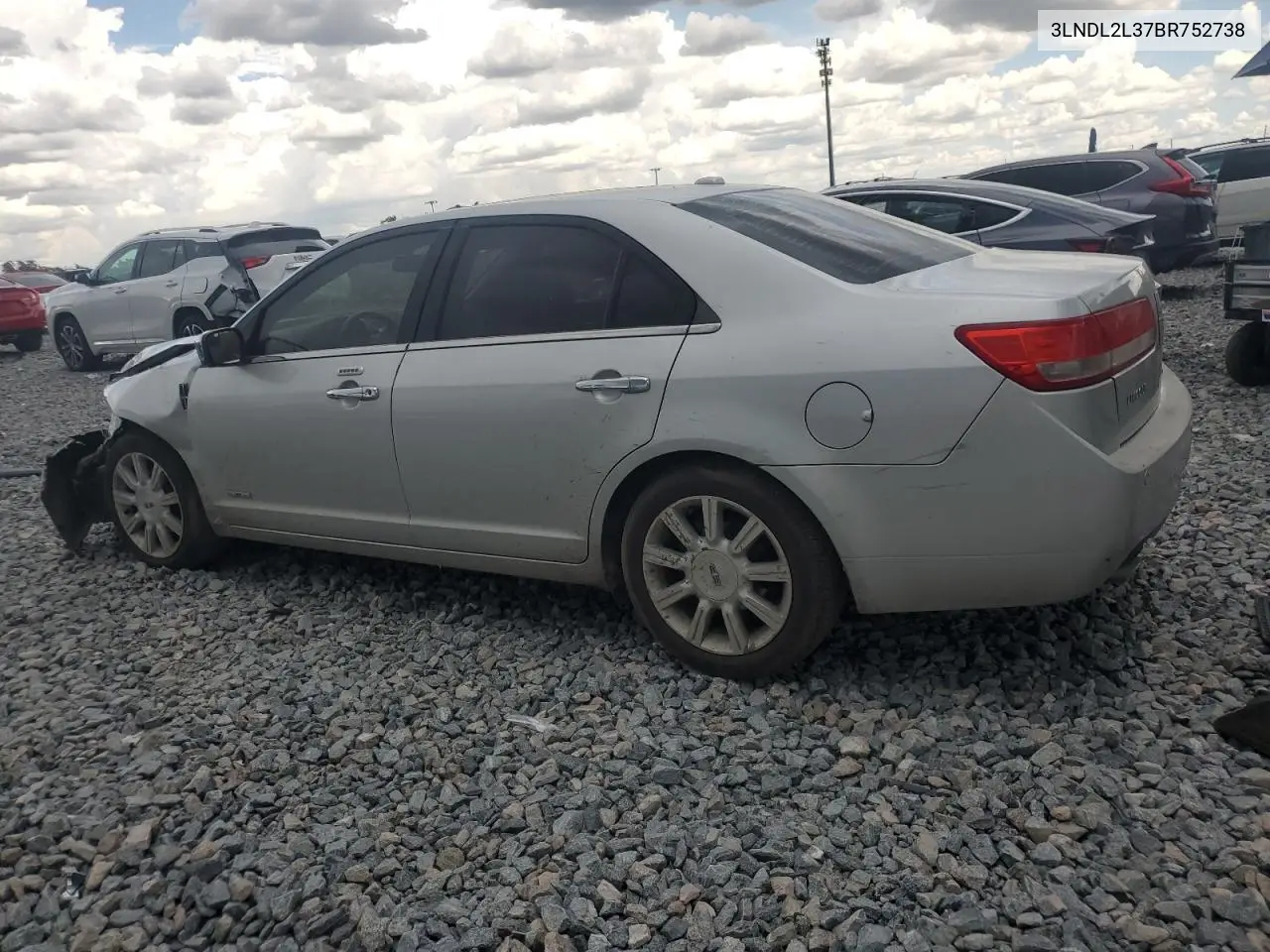 2011 Lincoln Mkz Hybrid VIN: 3LNDL2L37BR752738 Lot: 62553315