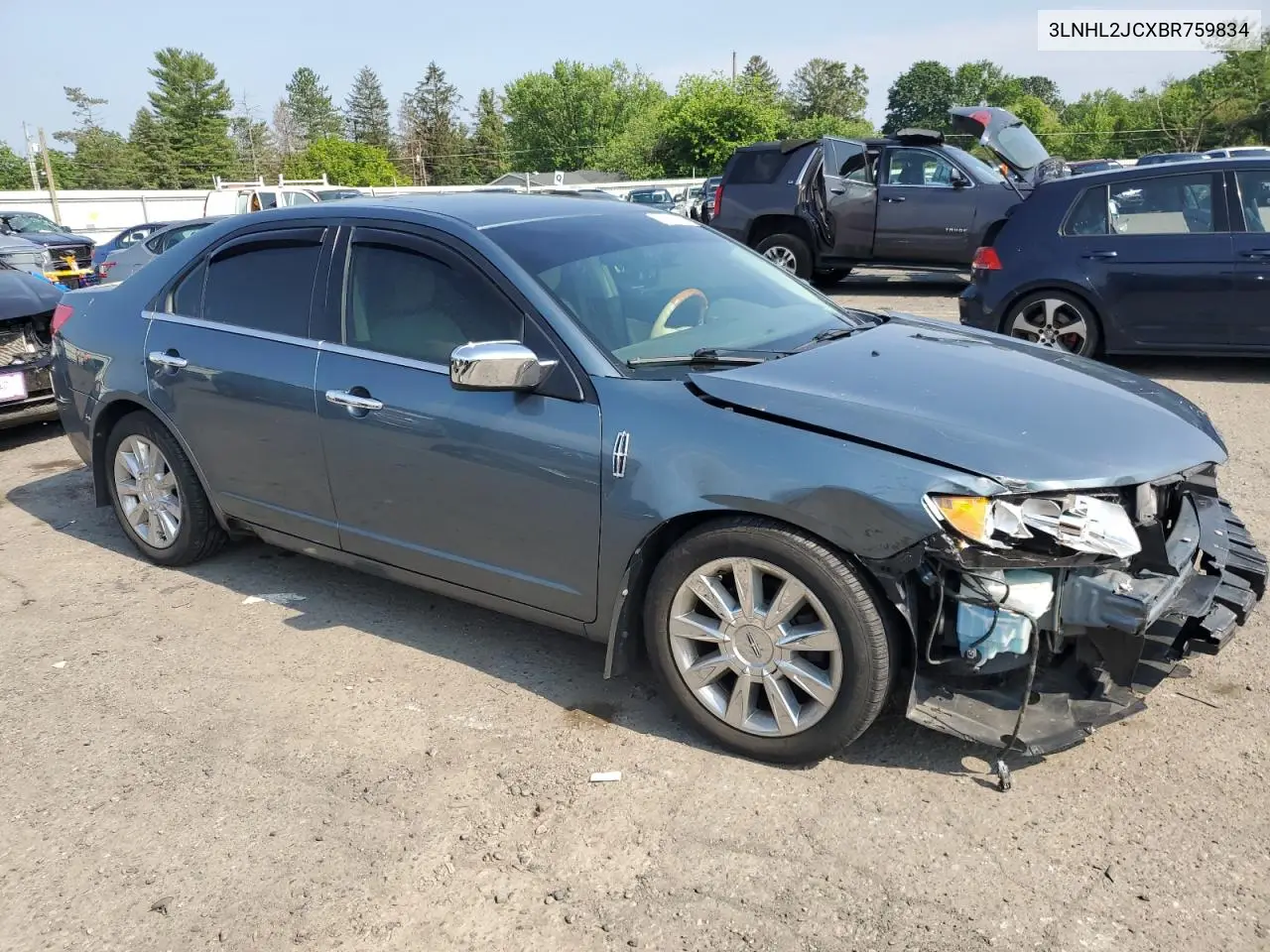 2011 Lincoln Mkz VIN: 3LNHL2JCXBR759834 Lot: 62641215