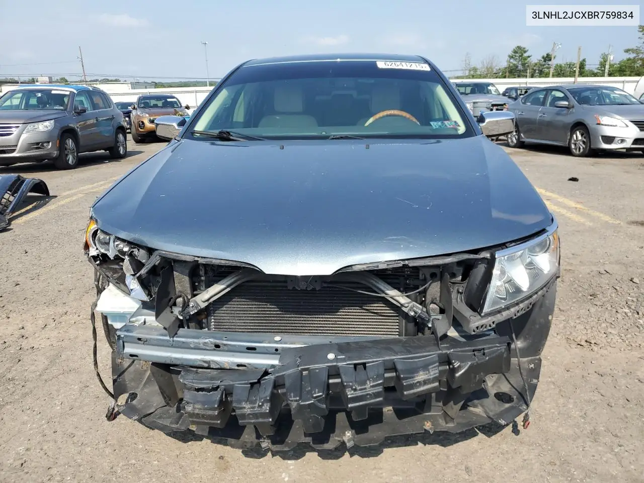 2011 Lincoln Mkz VIN: 3LNHL2JCXBR759834 Lot: 62641215