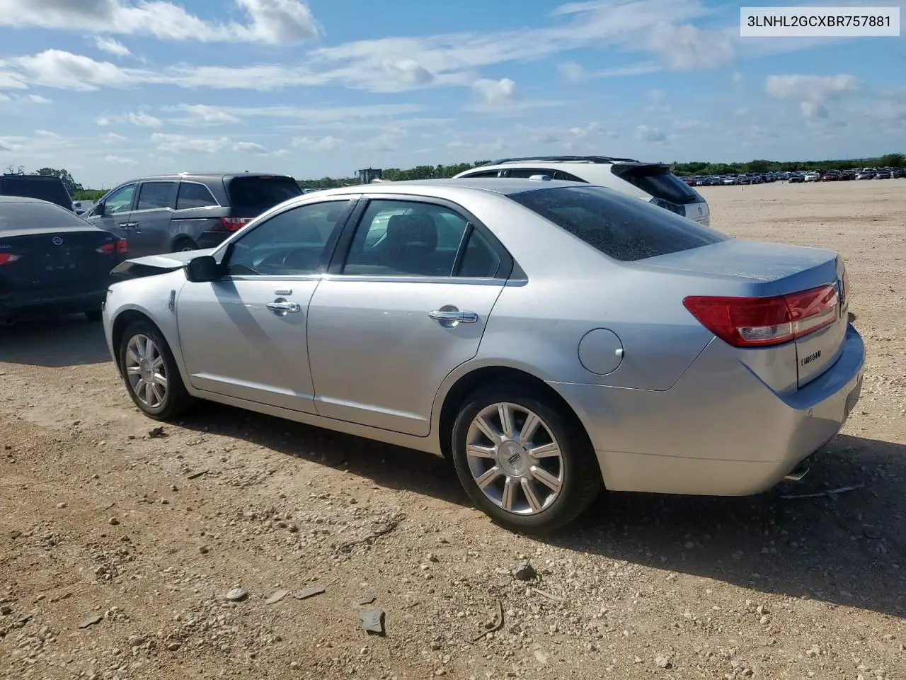 3LNHL2GCXBR757881 2011 Lincoln Mkz