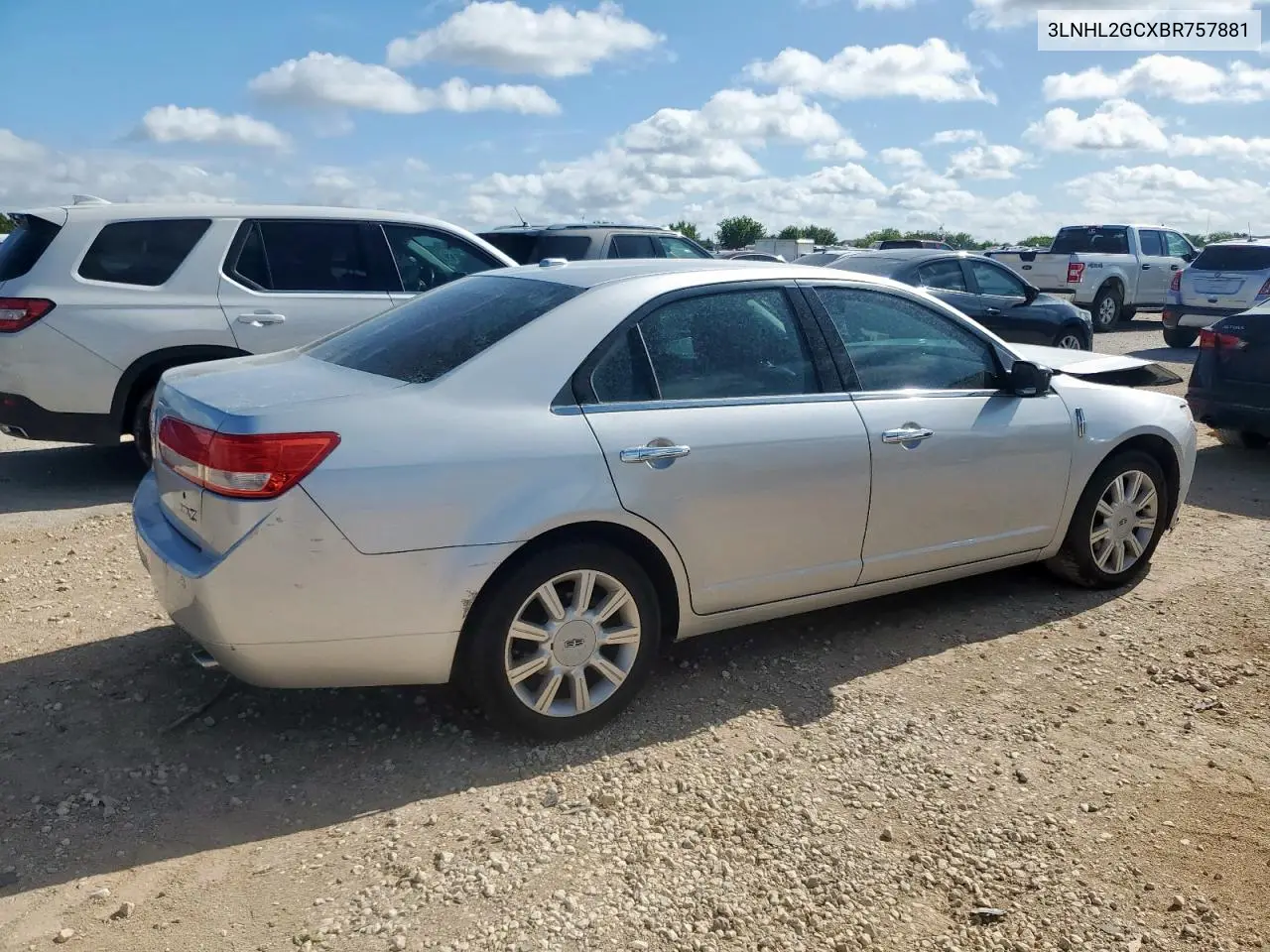 3LNHL2GCXBR757881 2011 Lincoln Mkz