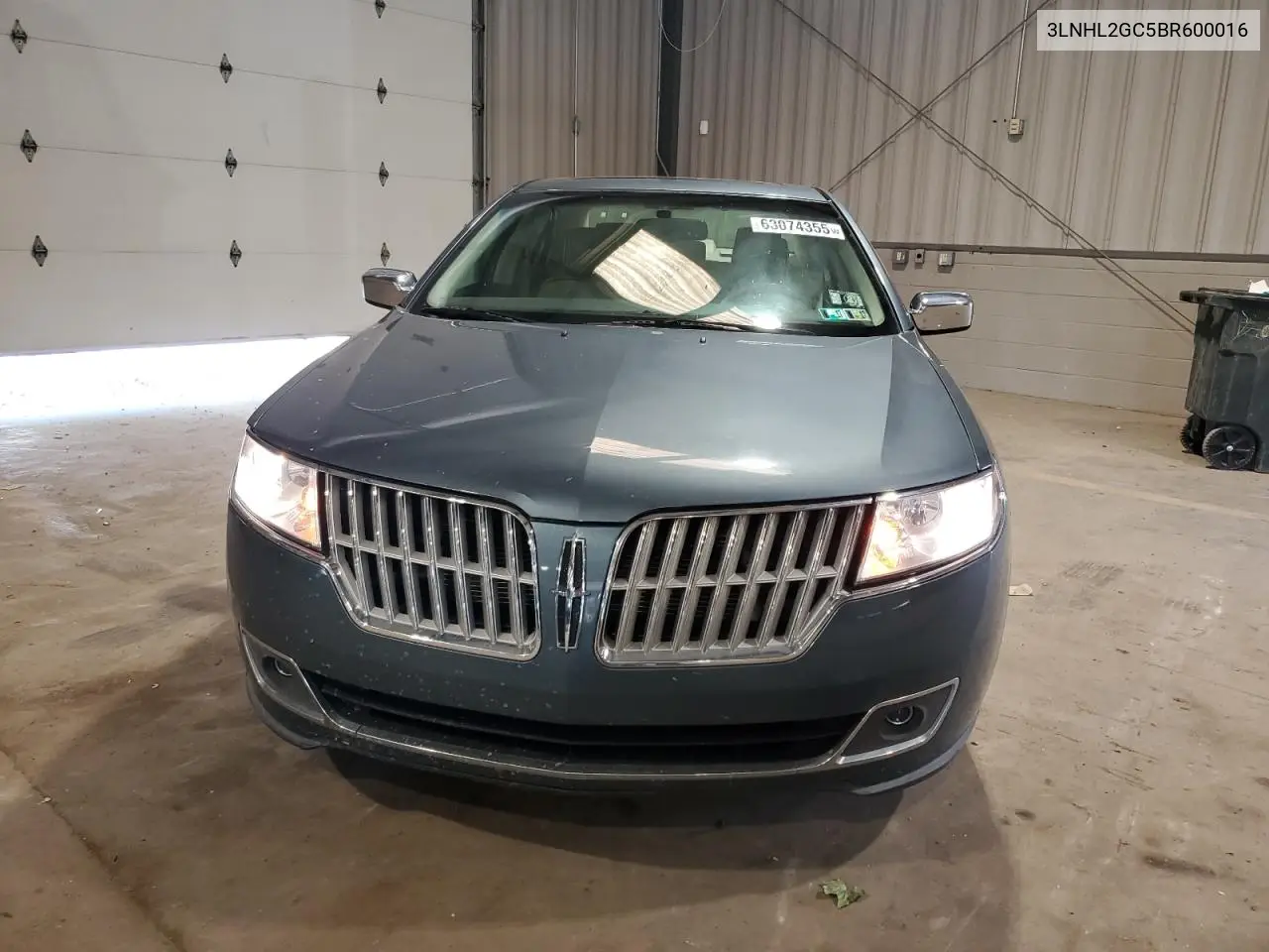 2011 Lincoln Mkz VIN: 3LNHL2GC5BR600016 Lot: 63074355
