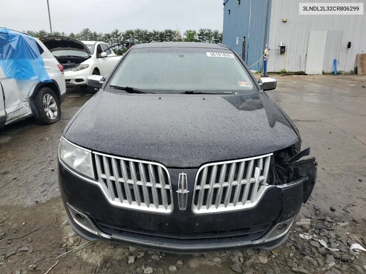 2012 Lincoln Mkz Hybrid VIN: 3LNDL2L32CR806299 Lot: 56191035