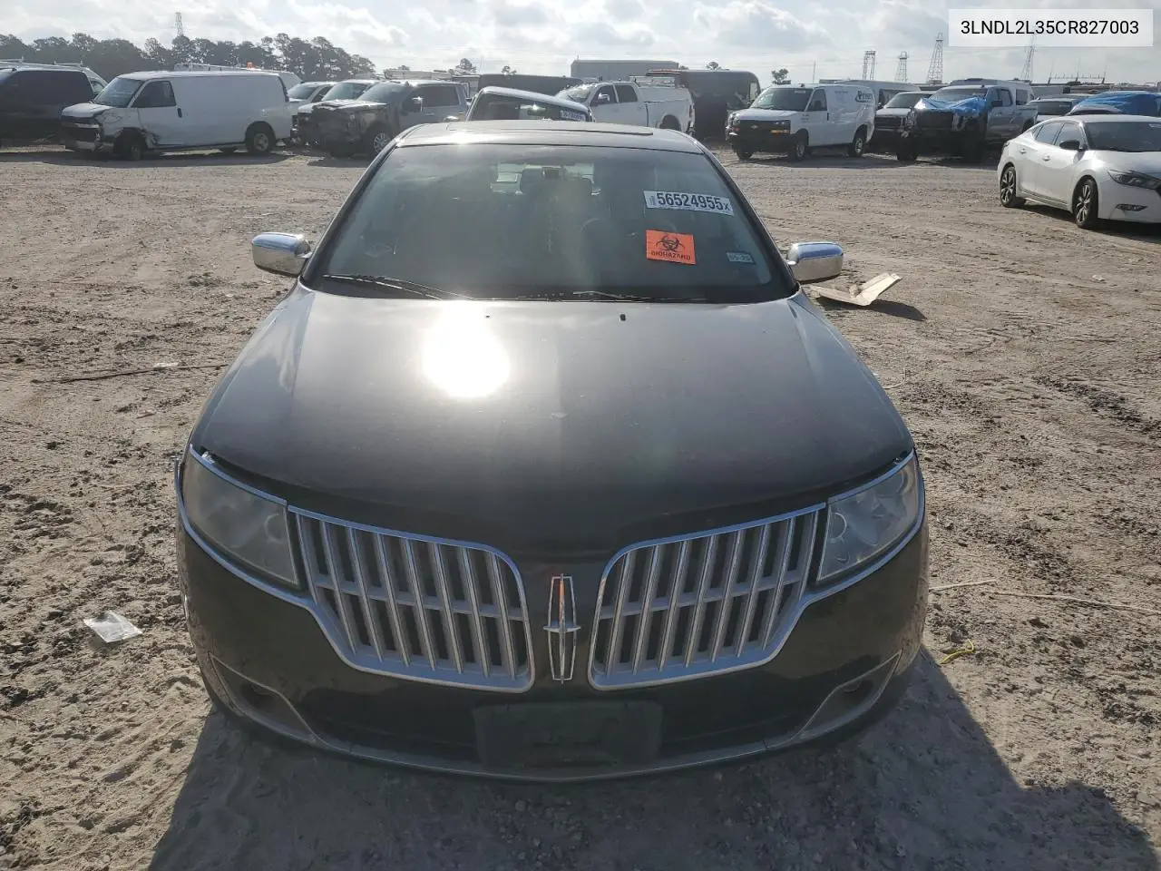 2012 Lincoln Mkz Hybrid VIN: 3LNDL2L35CR827003 Lot: 56524955