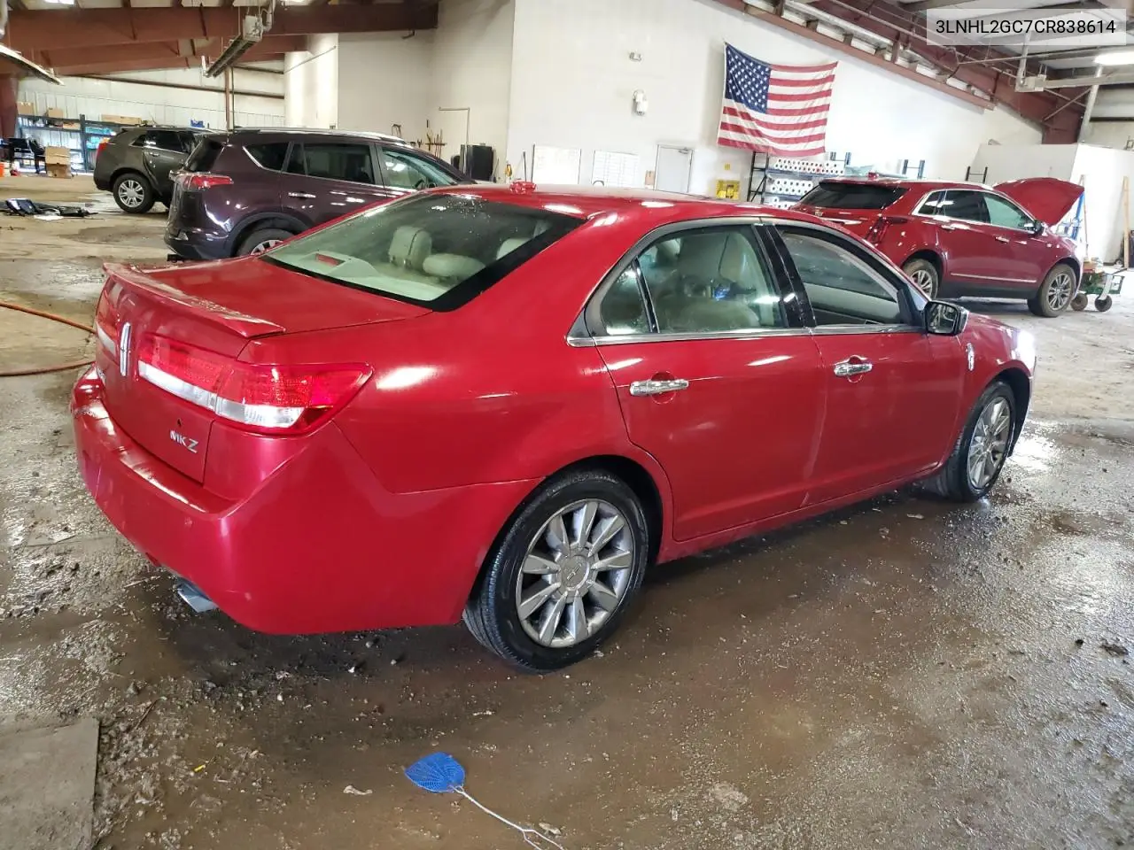 2012 Lincoln Mkz VIN: 3LNHL2GC7CR838614 Lot: 56761305