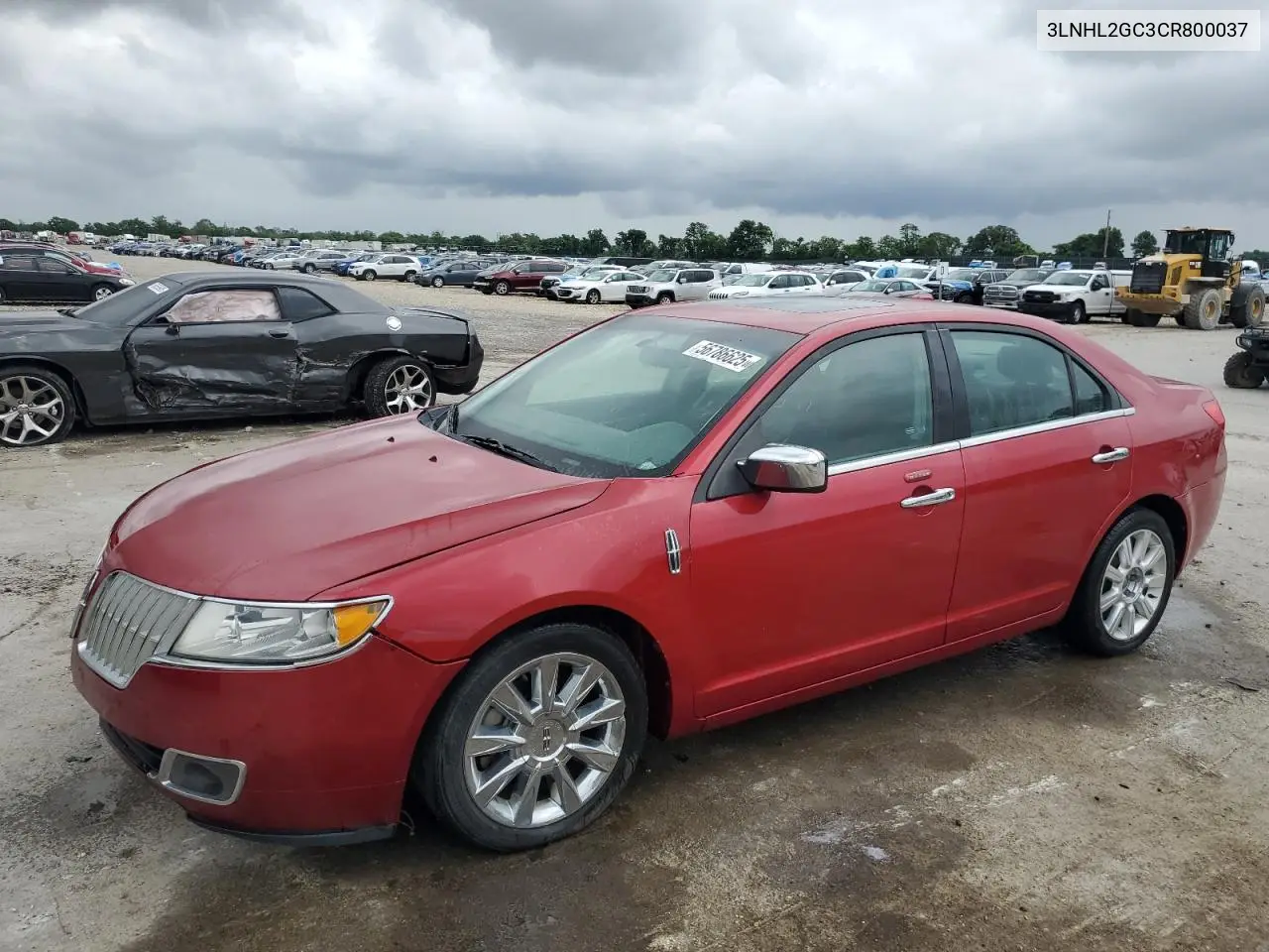 2012 Lincoln Mkz VIN: 3LNHL2GC3CR800037 Lot: 56786625