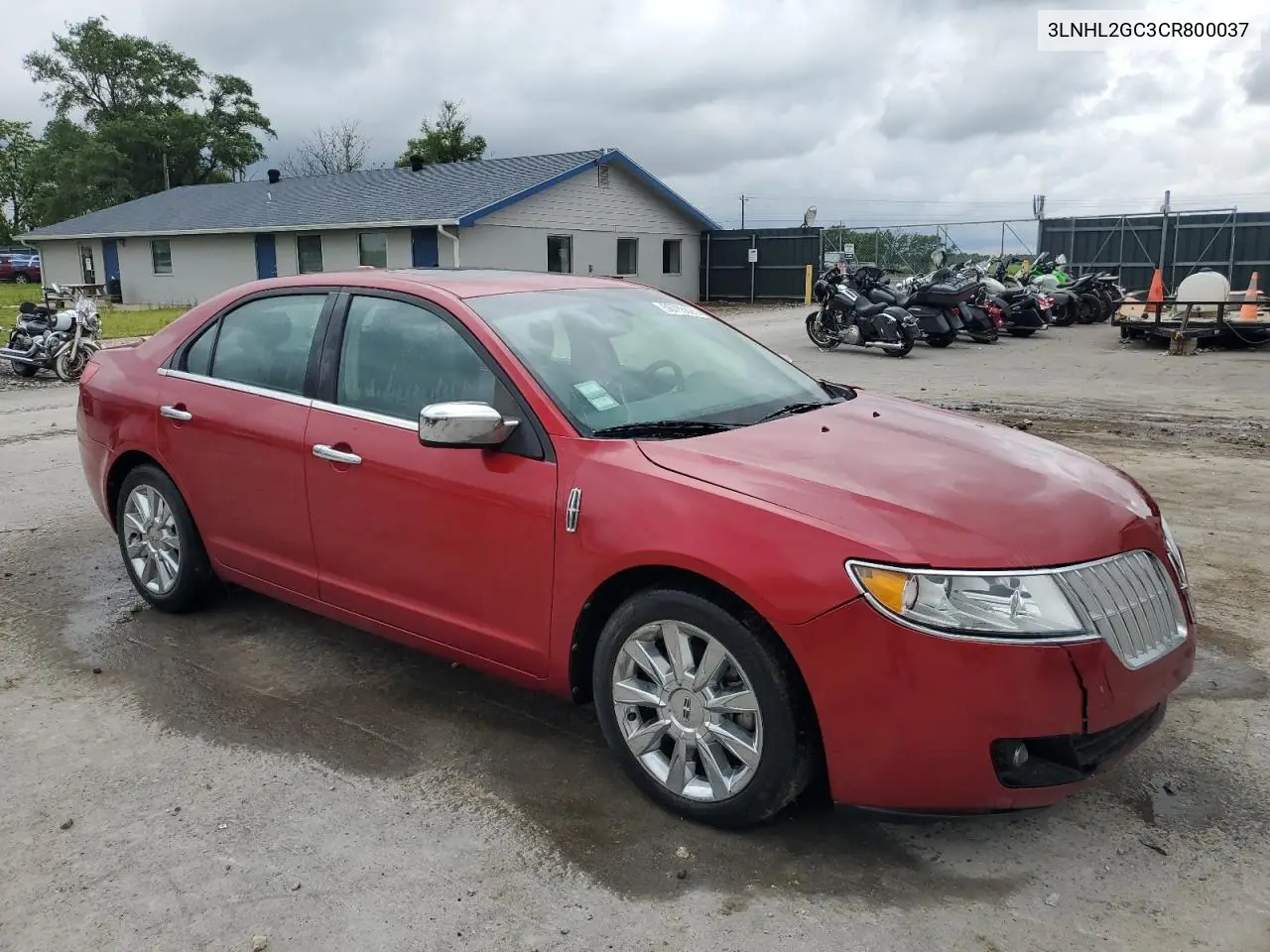 2012 Lincoln Mkz VIN: 3LNHL2GC3CR800037 Lot: 56786625