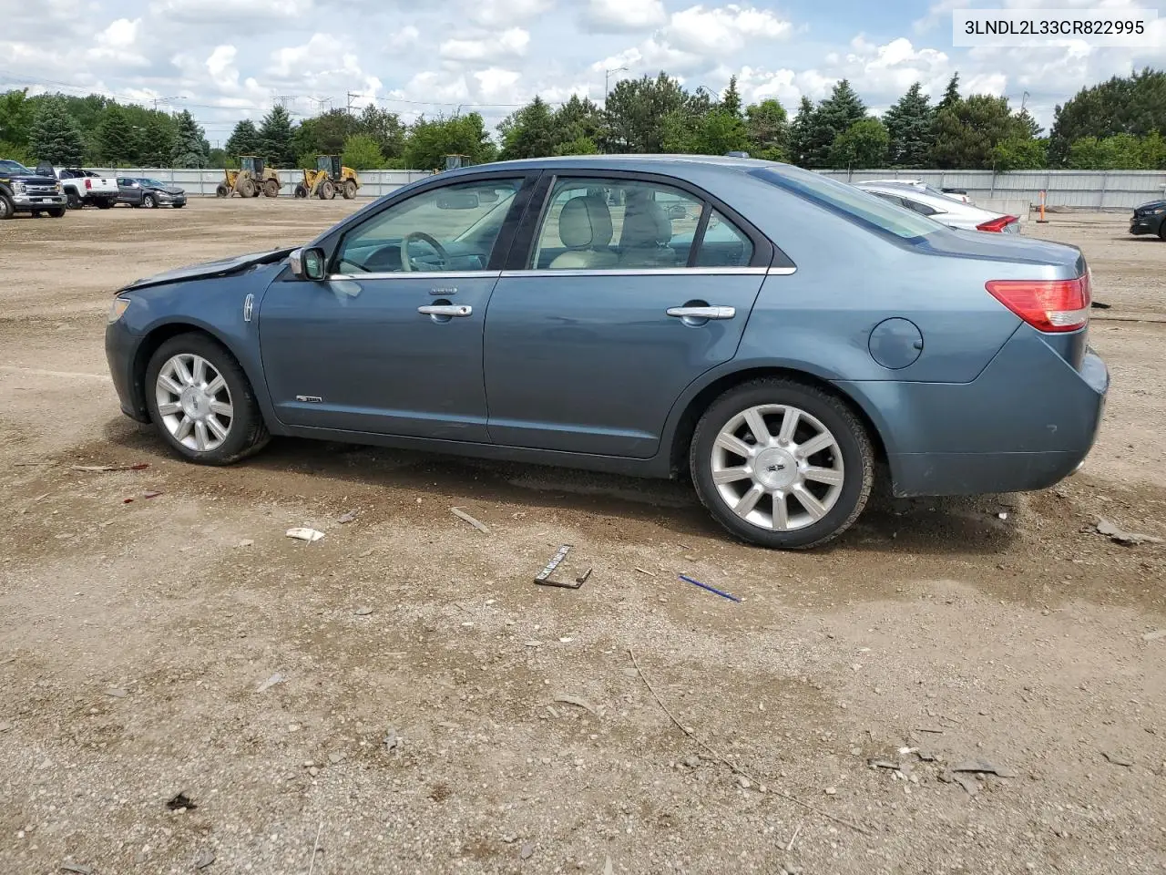 2012 Lincoln Mkz Hybrid VIN: 3LNDL2L33CR822995 Lot: 58790375