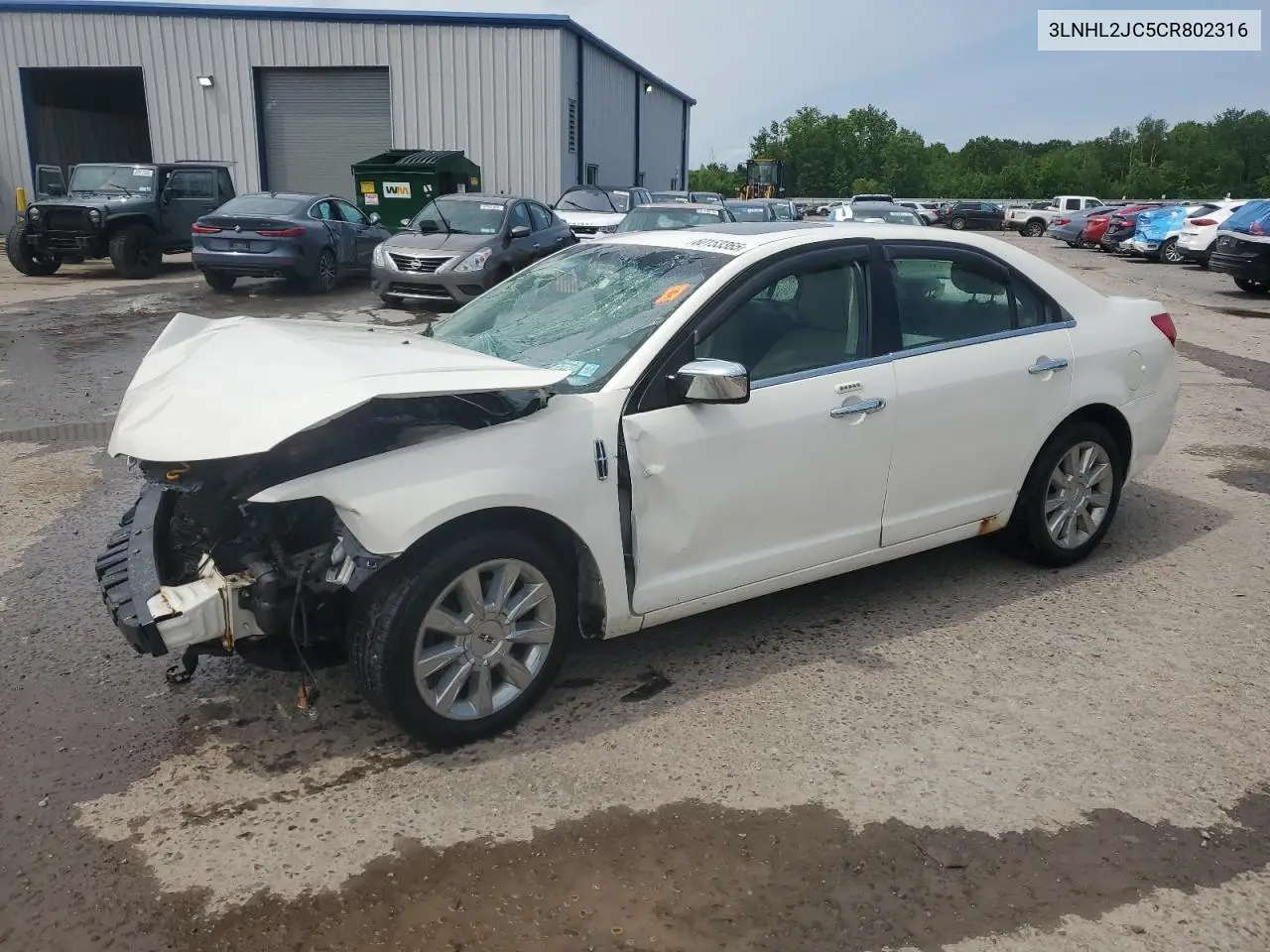 2012 Lincoln Mkz VIN: 3LNHL2JC5CR802316 Lot: 60153365