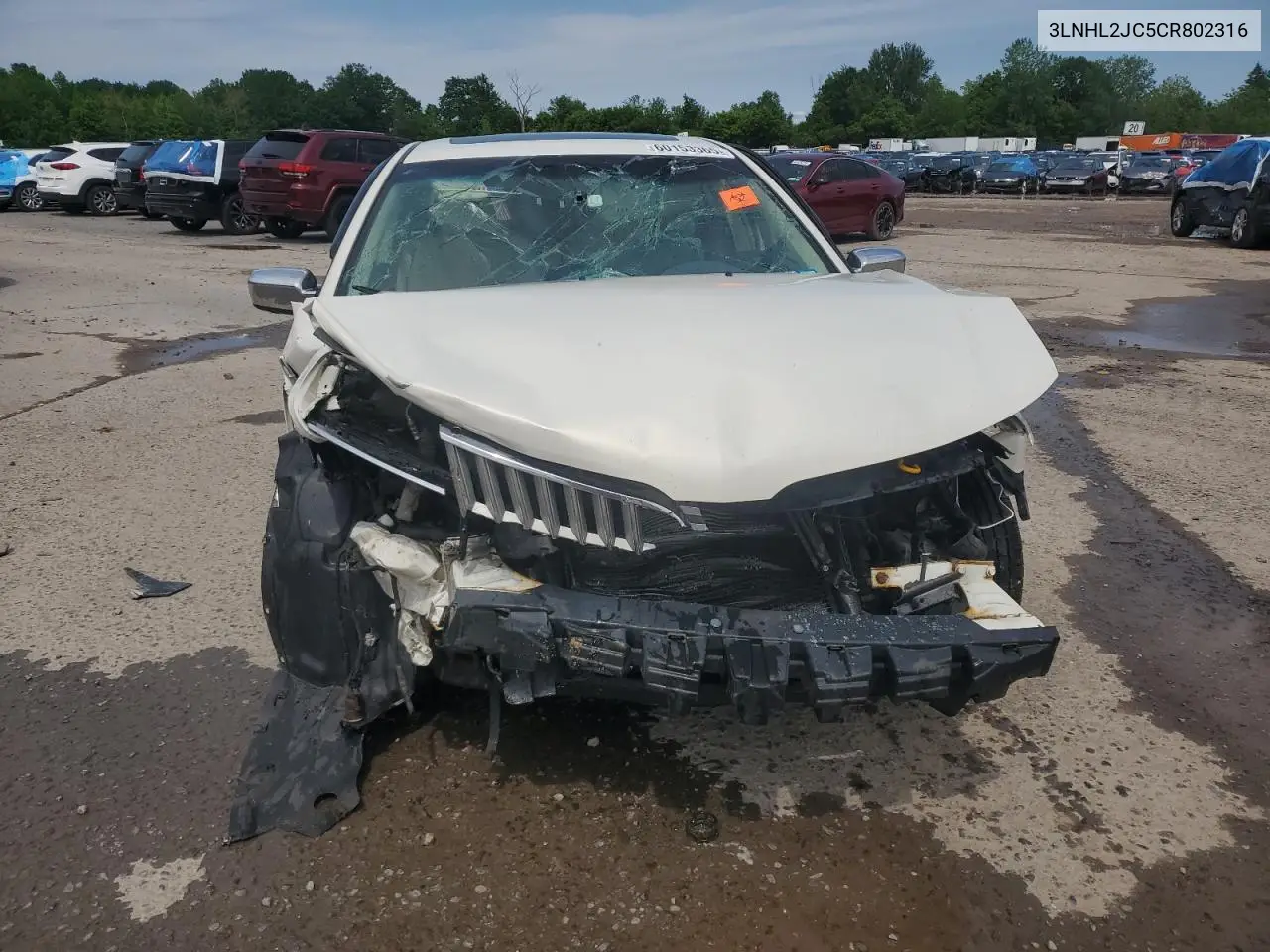2012 Lincoln Mkz VIN: 3LNHL2JC5CR802316 Lot: 60153365