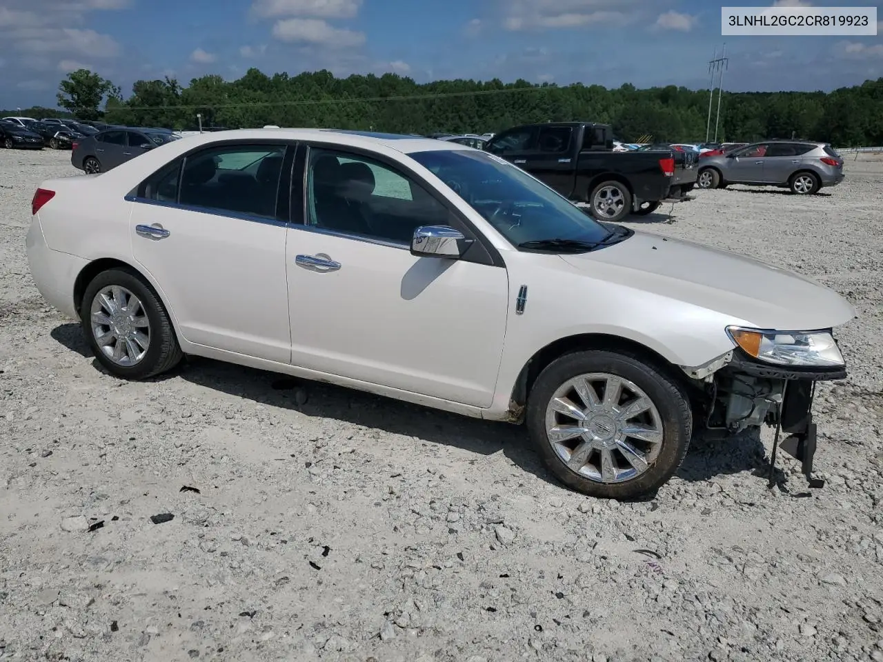 2012 Lincoln Mkz VIN: 3LNHL2GC2CR819923 Lot: 62001135