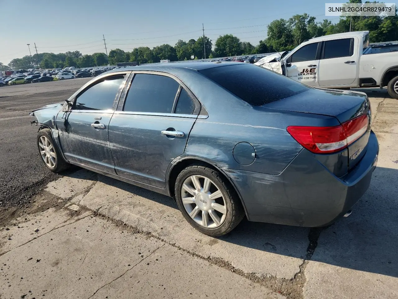 2012 Lincoln Mkz VIN: 3LNHL2GC4CR829479 Lot: 62165255