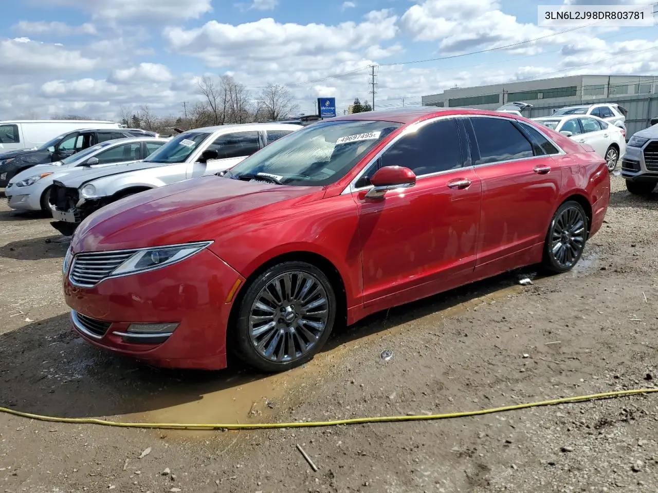 2013 Lincoln Mkz VIN: 3LN6L2J98DR803781 Lot: 57307205