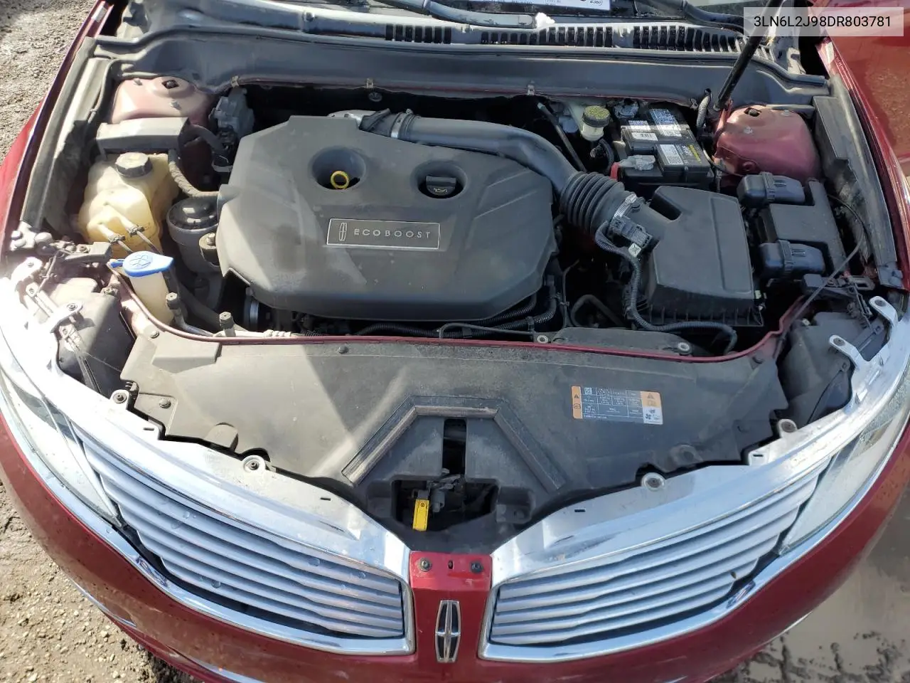 2013 Lincoln Mkz VIN: 3LN6L2J98DR803781 Lot: 57307205