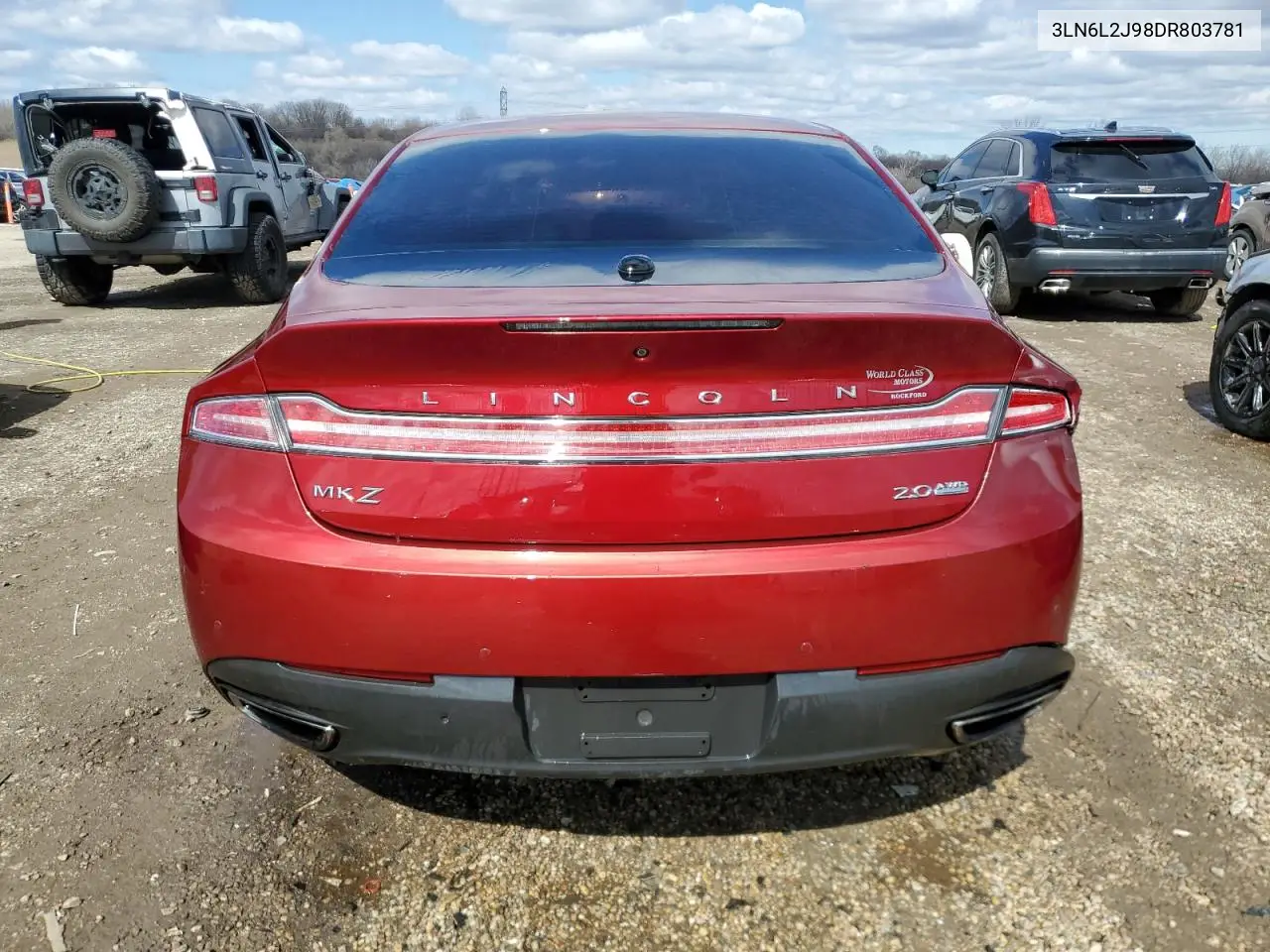 2013 Lincoln Mkz VIN: 3LN6L2J98DR803781 Lot: 57307205