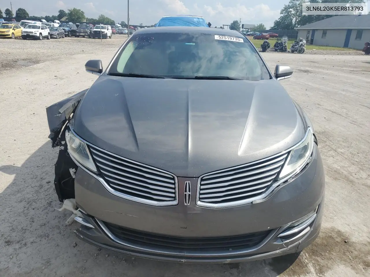 2014 Lincoln Mkz VIN: 3LN6L2GK5ER813793 Lot: 52519735