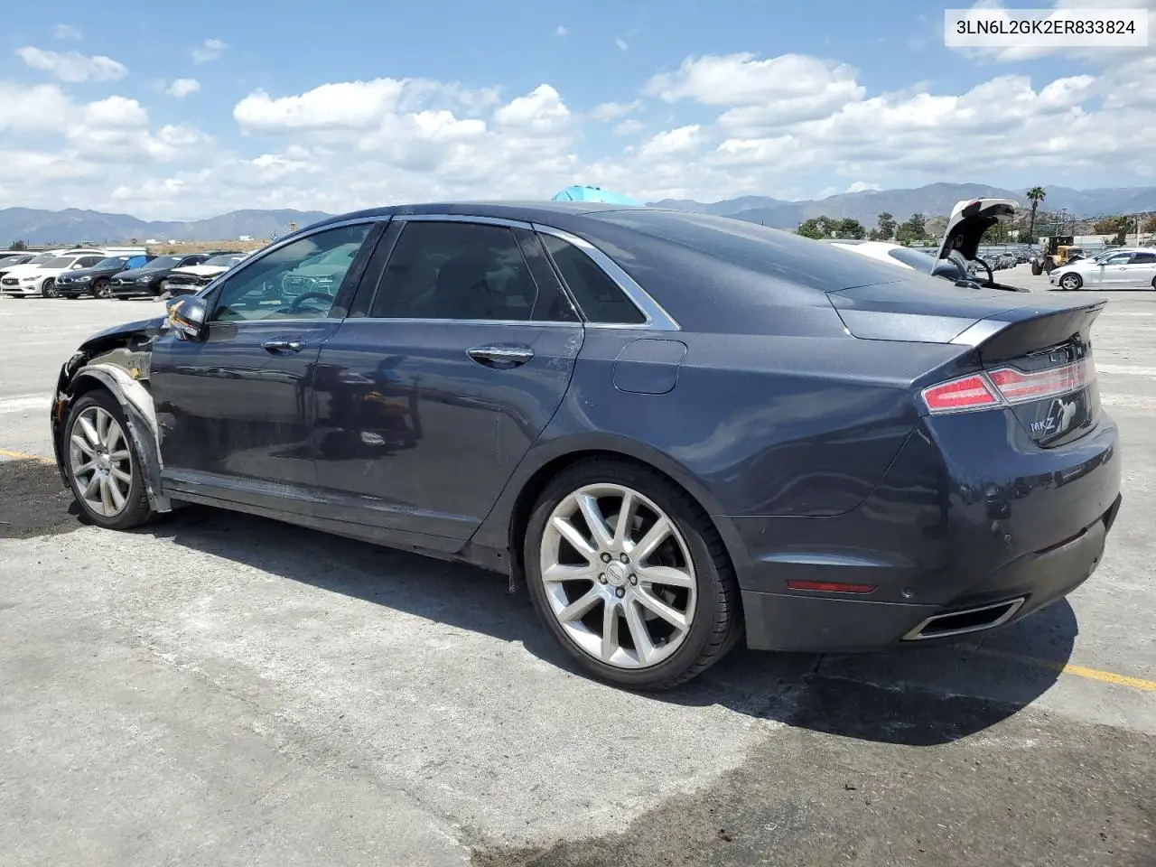 2014 Lincoln Mkz VIN: 3LN6L2GK2ER833824 Lot: 56428675