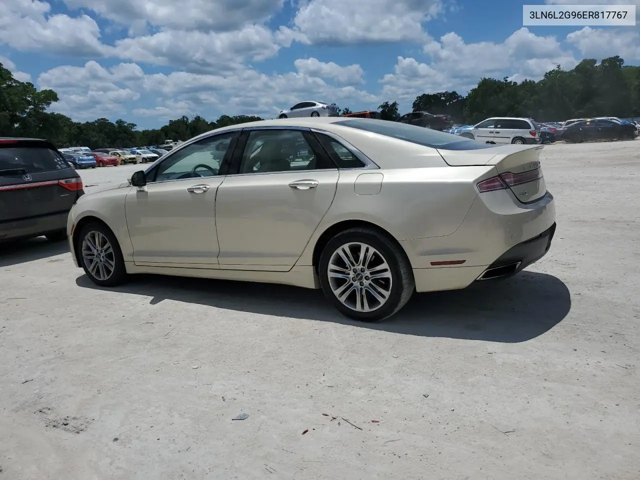 2014 Lincoln Mkz VIN: 3LN6L2G96ER817767 Lot: 56537015