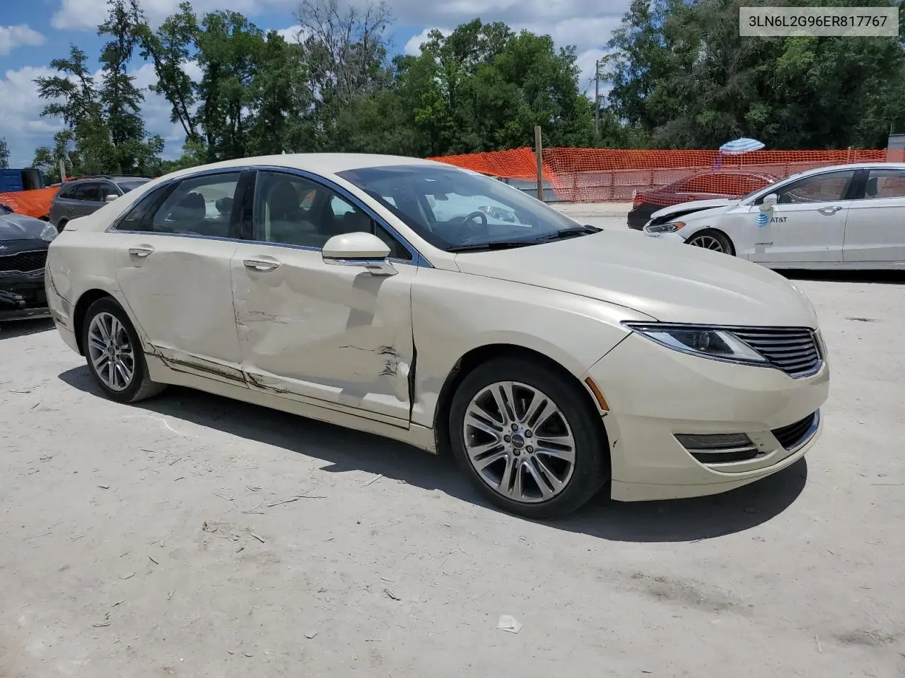 2014 Lincoln Mkz VIN: 3LN6L2G96ER817767 Lot: 56537015